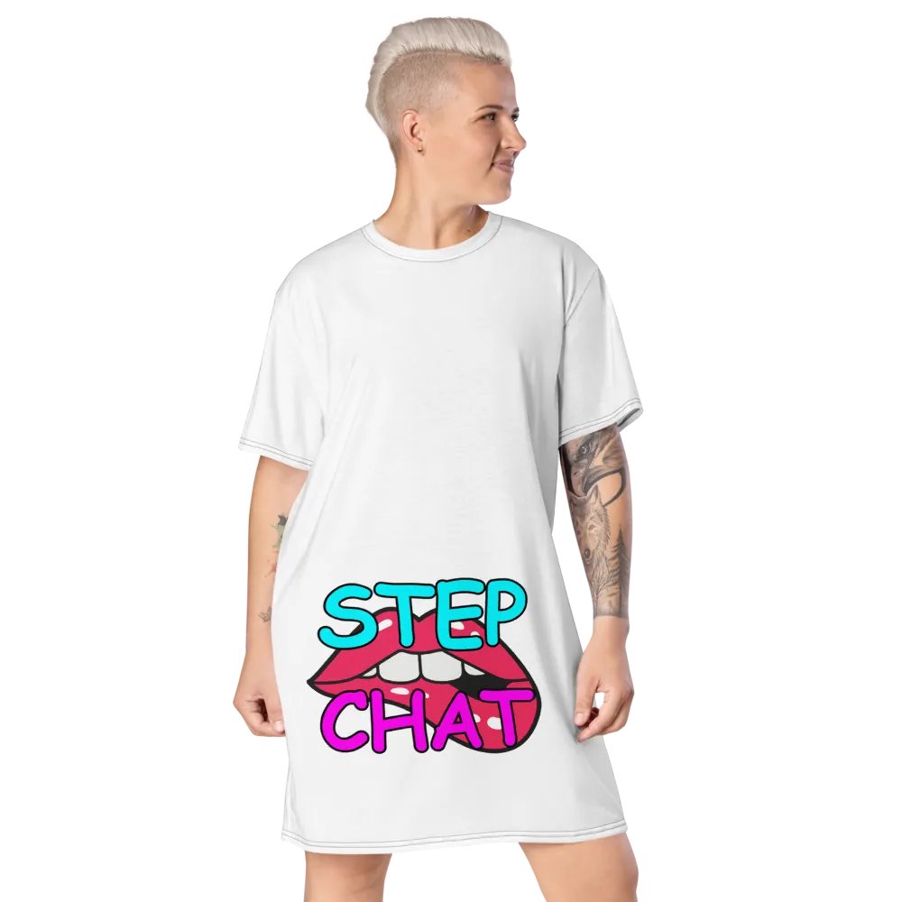 Naughty Stepchat Dress T-Shirt (White) product image (6)