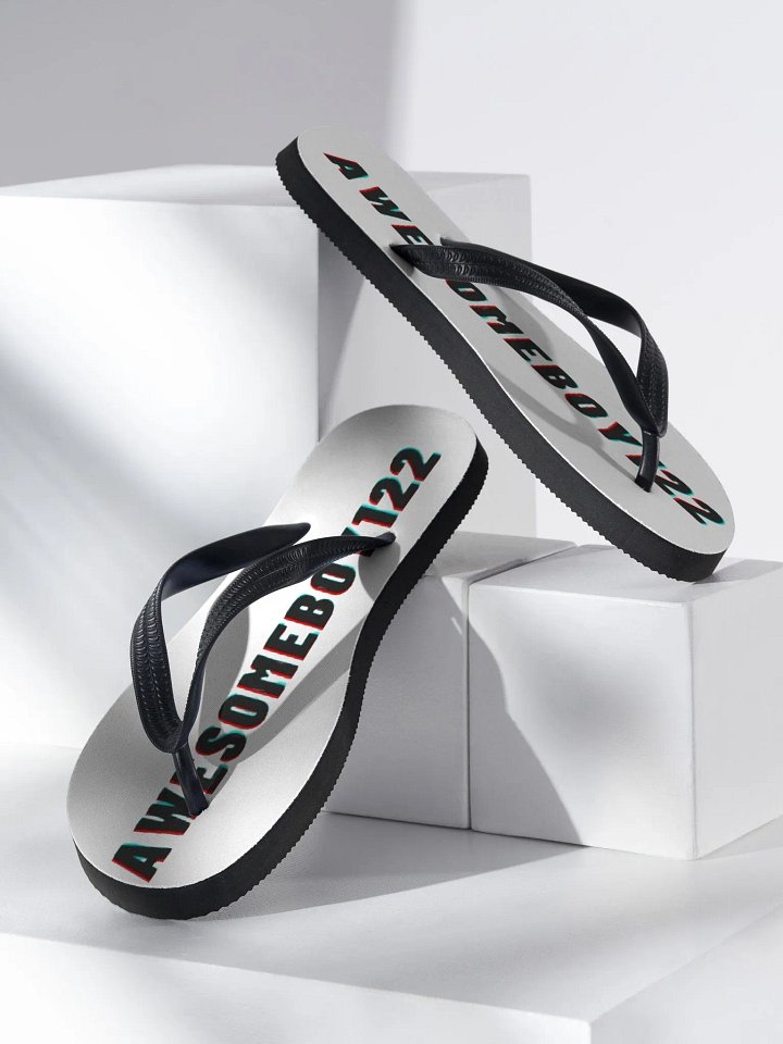 AWESOMEBOY122 Custom Flip-Flops product image (2)