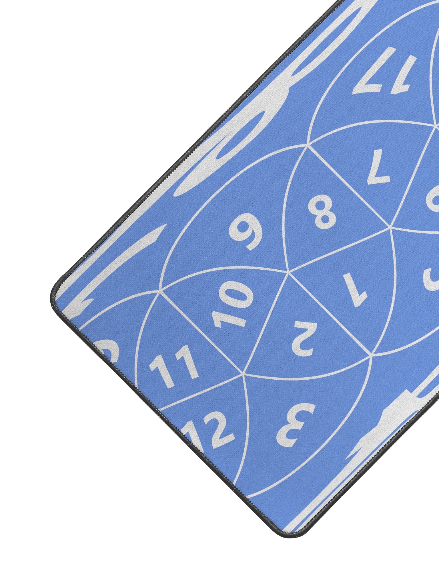 Desk mat - Map of 20 sided dice (Blue) product image (2)
