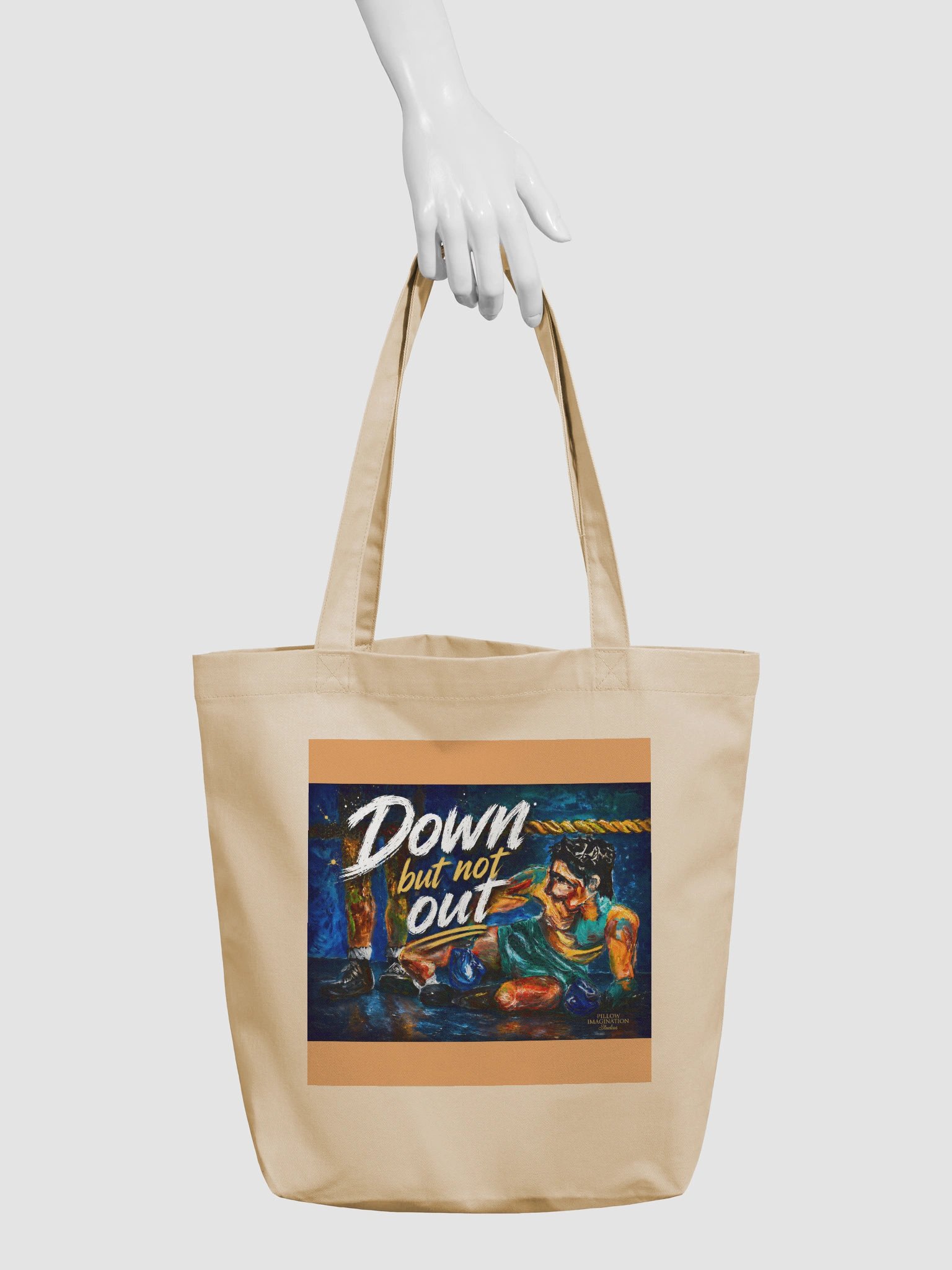 Down But Not Out — Organic Cotton Tote product image (3)