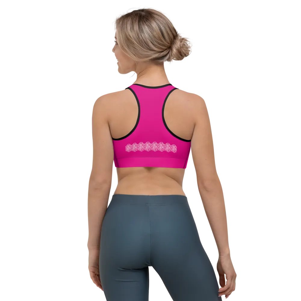 Lace Pink Premium Sportswear Gymtop product image (10)