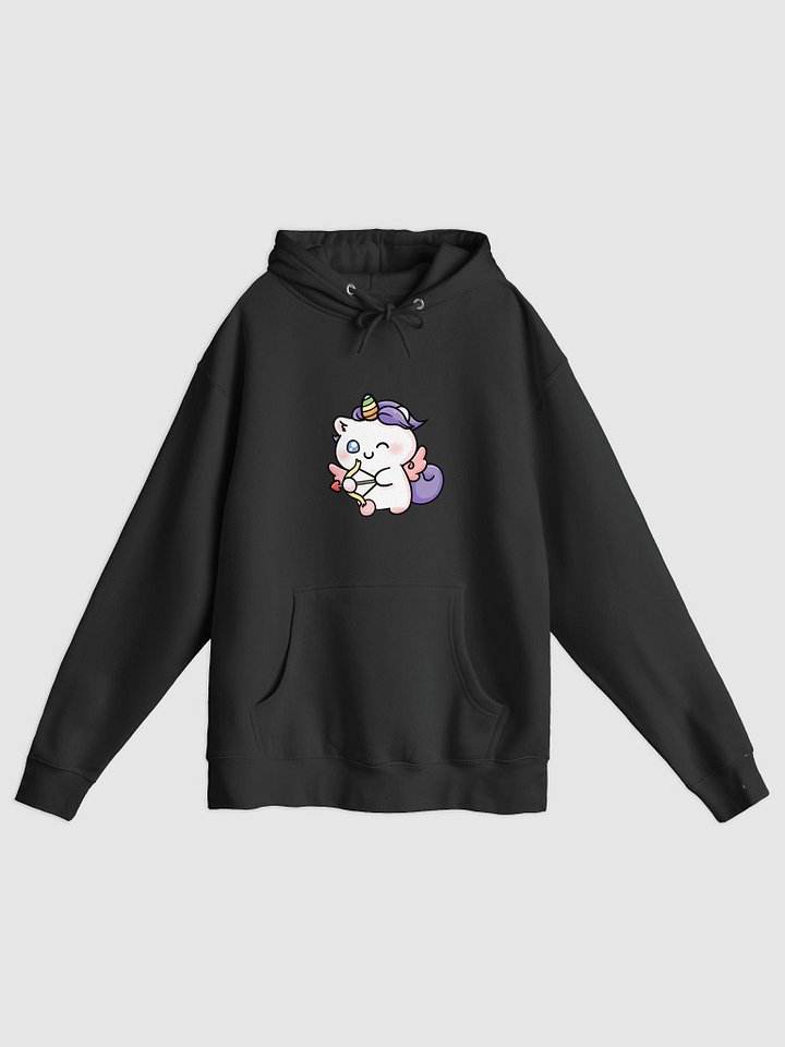 Winged Unicorn Love Hoodie with back design product image (1)