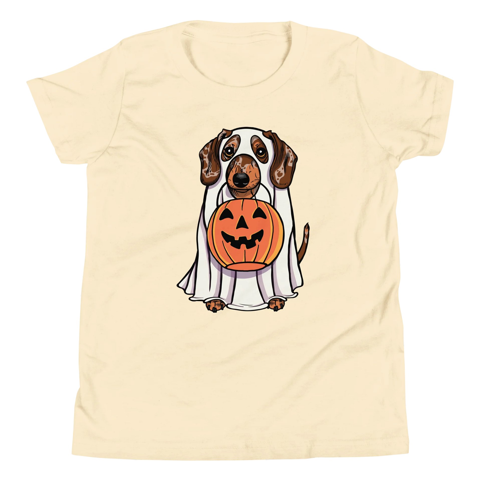 Halloween Dachshund(Dapple 2) Youth T-Shirt product image (5)