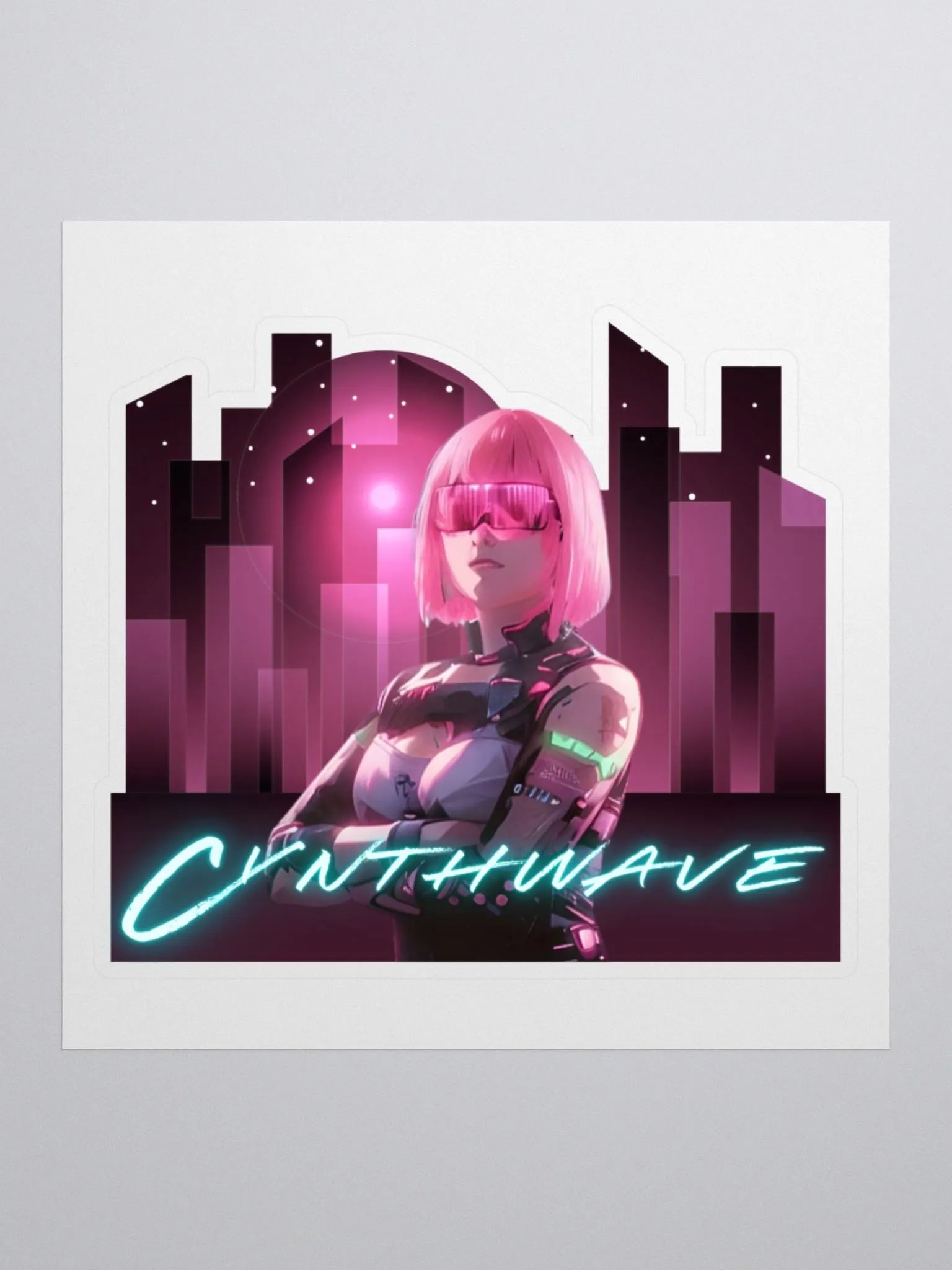 Cynthwave Sticker product image (1)