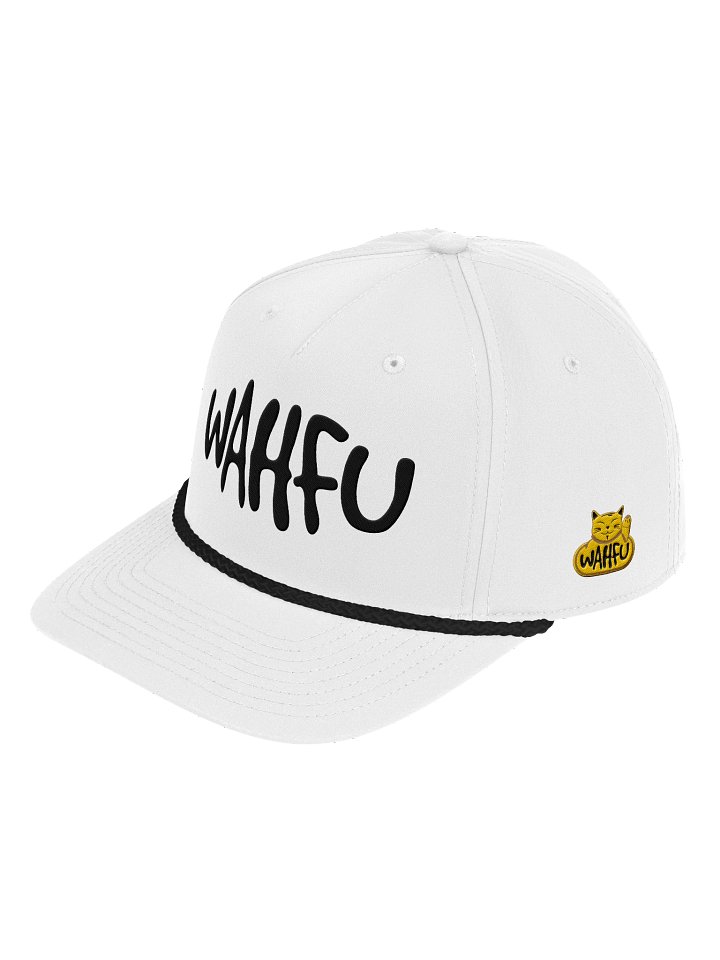 WAHFU Embroidered 5-Panel Rope Cap - White product image (2)