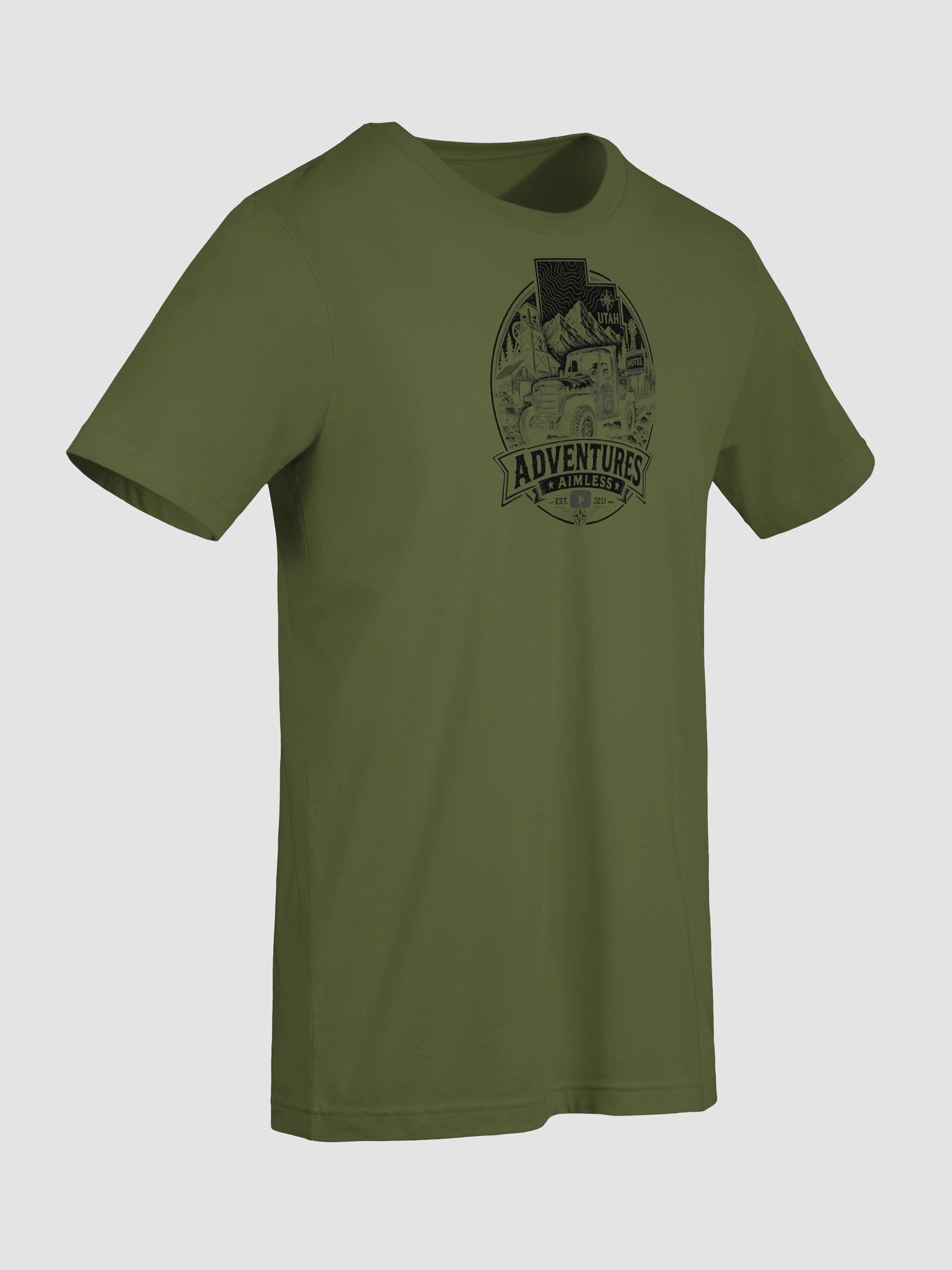 Adventures Aimless TopoAdventure Tee (Light colors) product image (67)
