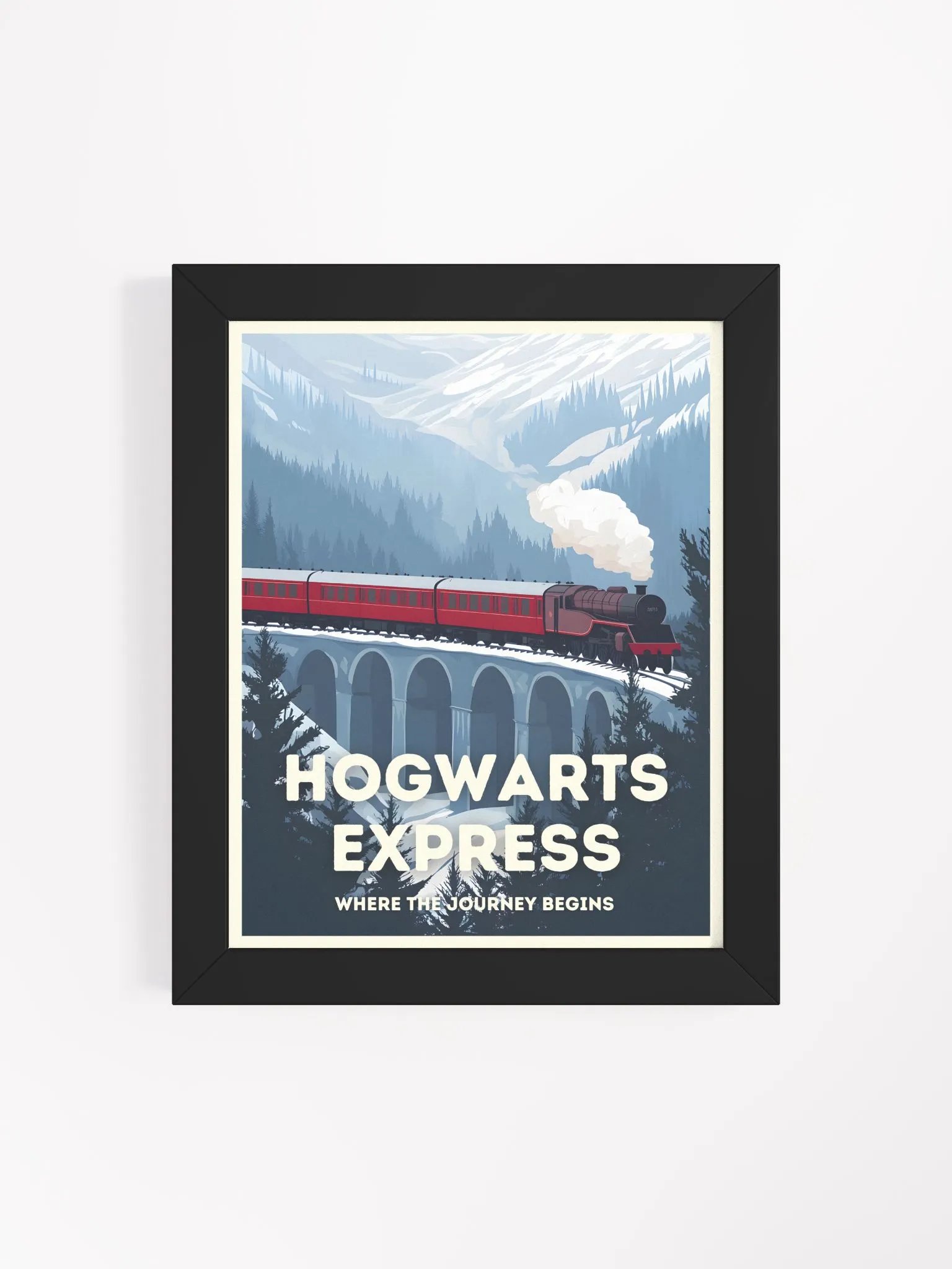 Magical Express Train Vintage Travel Poster product image (4)