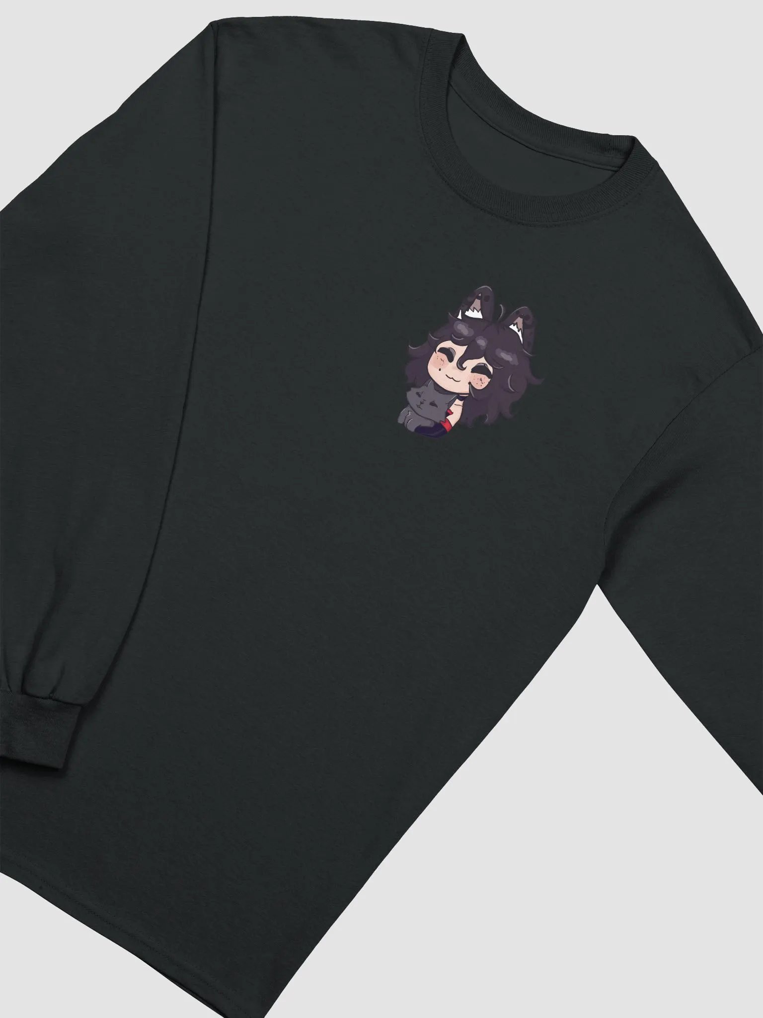 Black Cat Crew Long Sleeve product image (29)