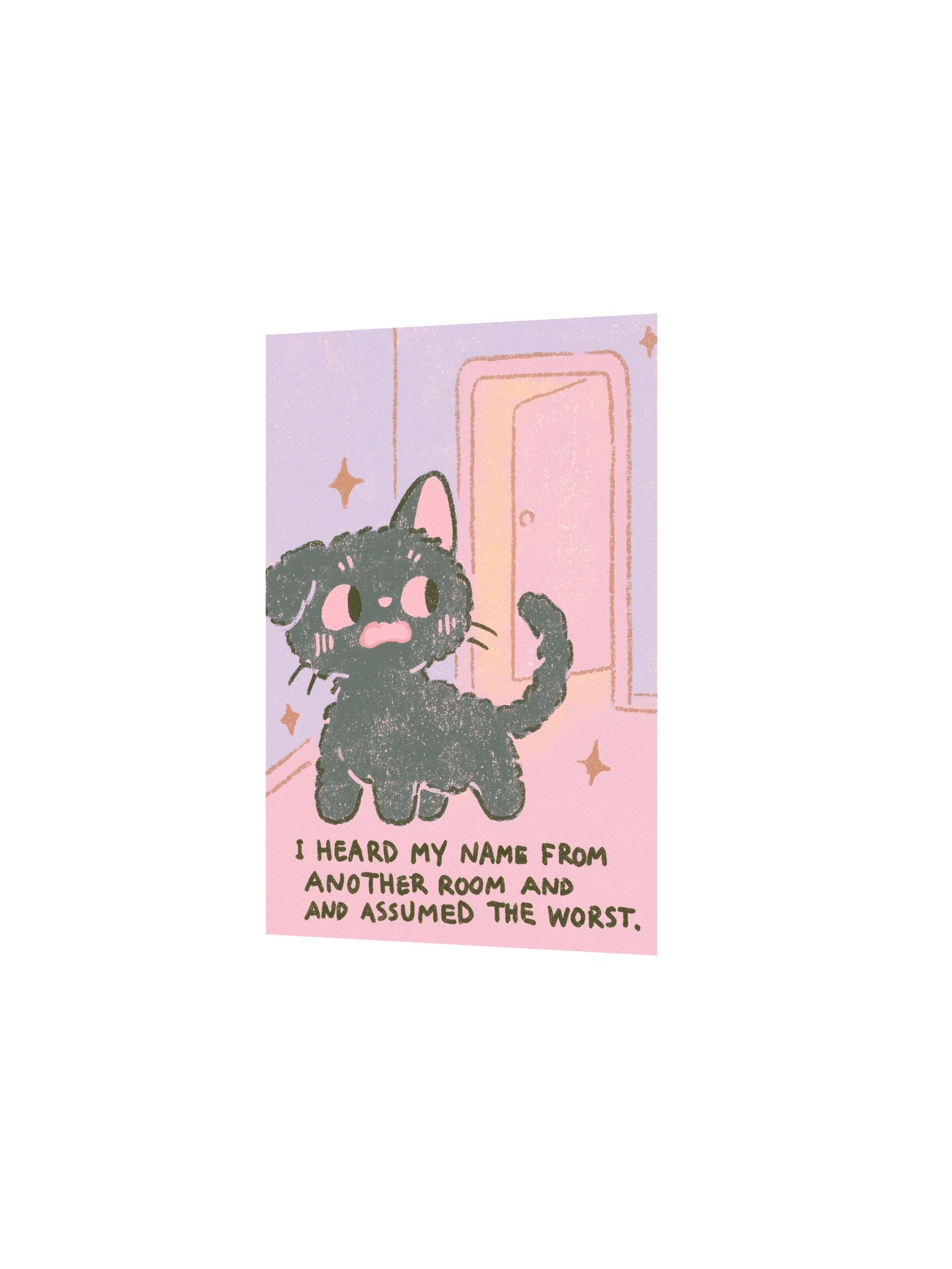 Cat Panic Quote Poster product image (10)