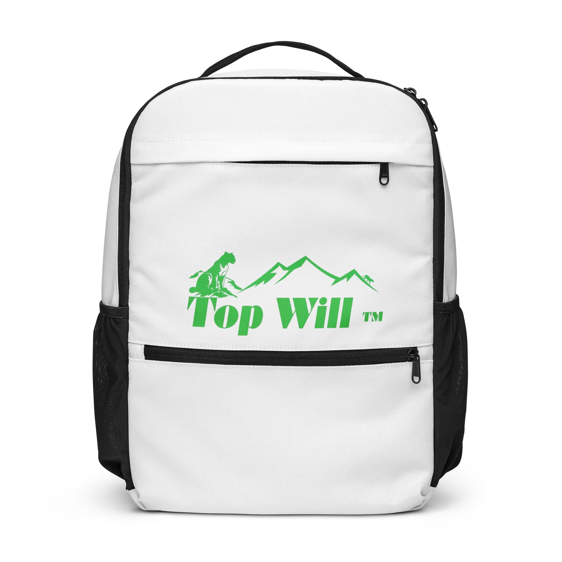 Top Will ™ White & Green Backpack product image (1)