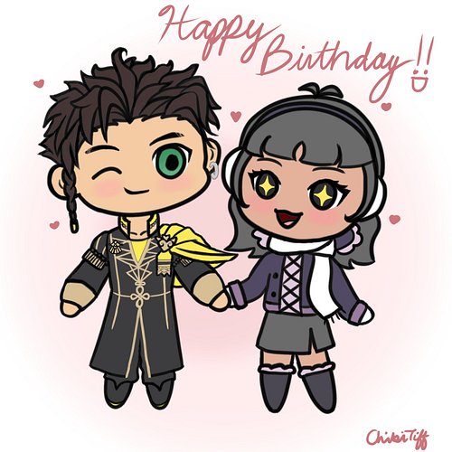 happy birthday to my friend shmoopy! 😉 #vtuber #fireemblem #claude #fanart