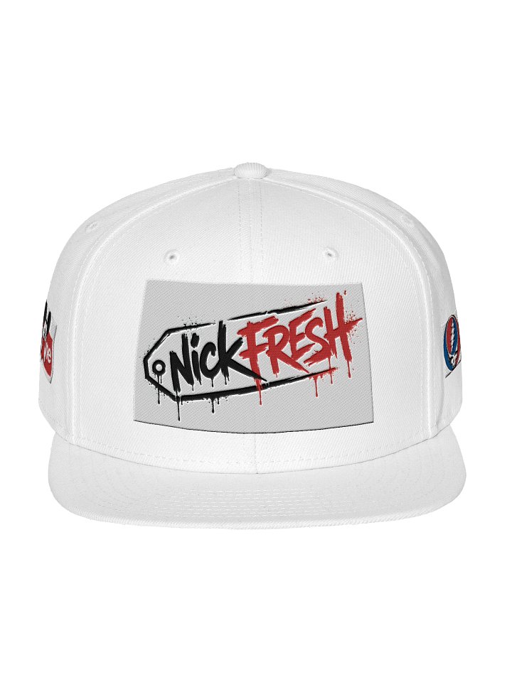FRESH WHITE FLAT BILL DROP product image (1)