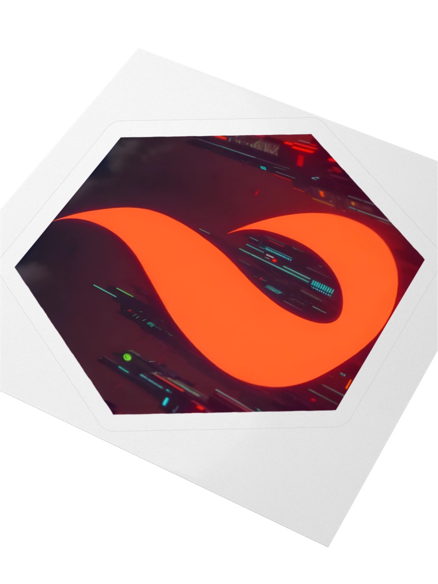 "Dystopian Burn" Sticker product image (9)