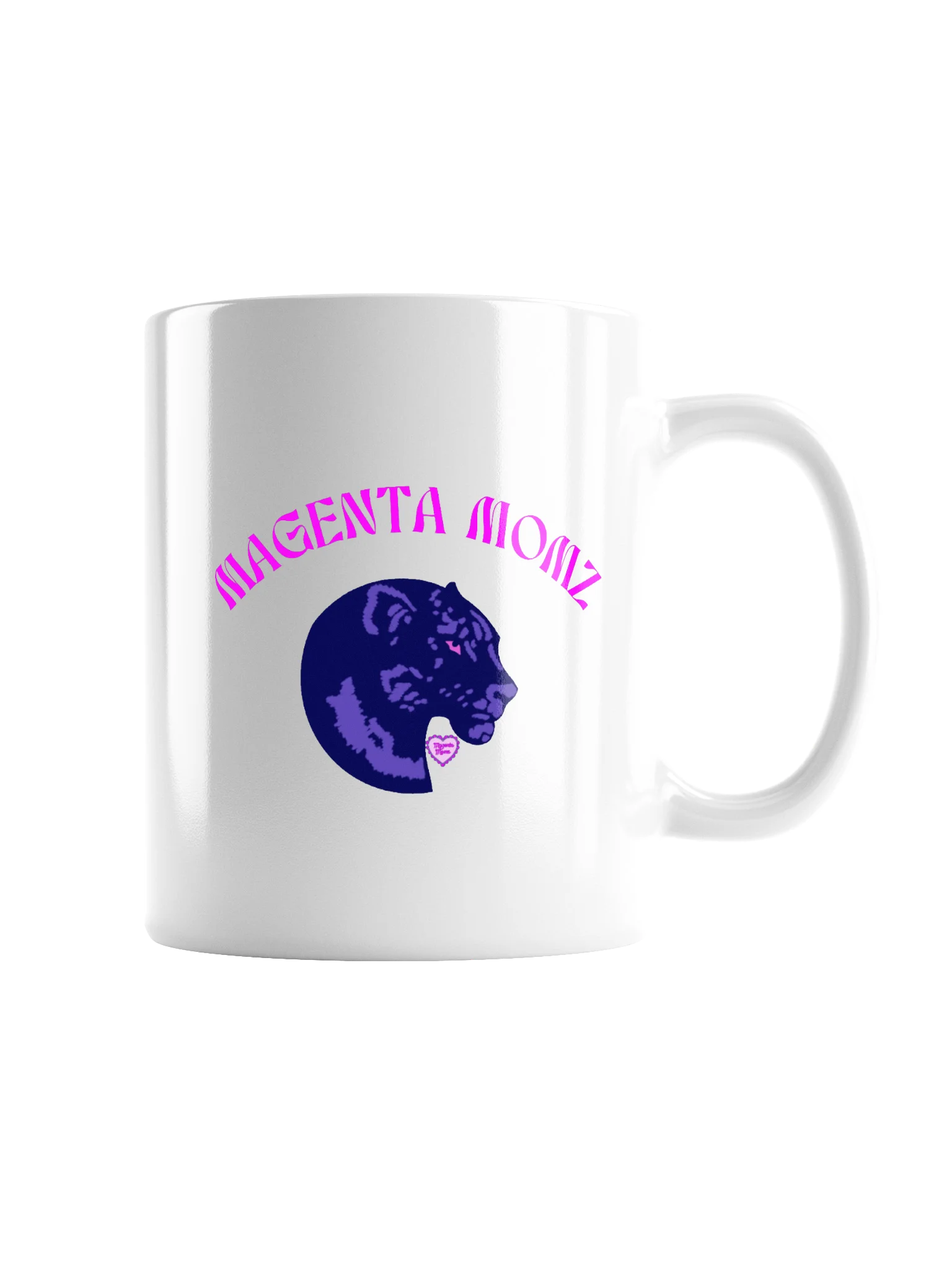 MAGENTA MOMZ PANTHER HEAD MUG product image (3)