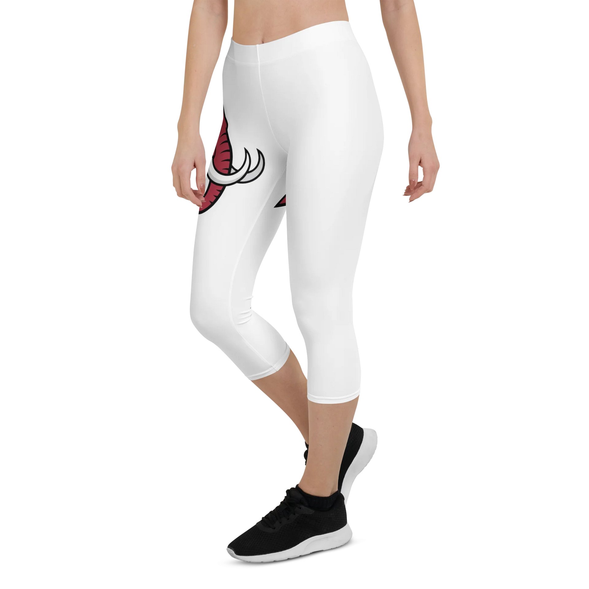 Stylish Stylized Elephant Capri Leggings product image (5)