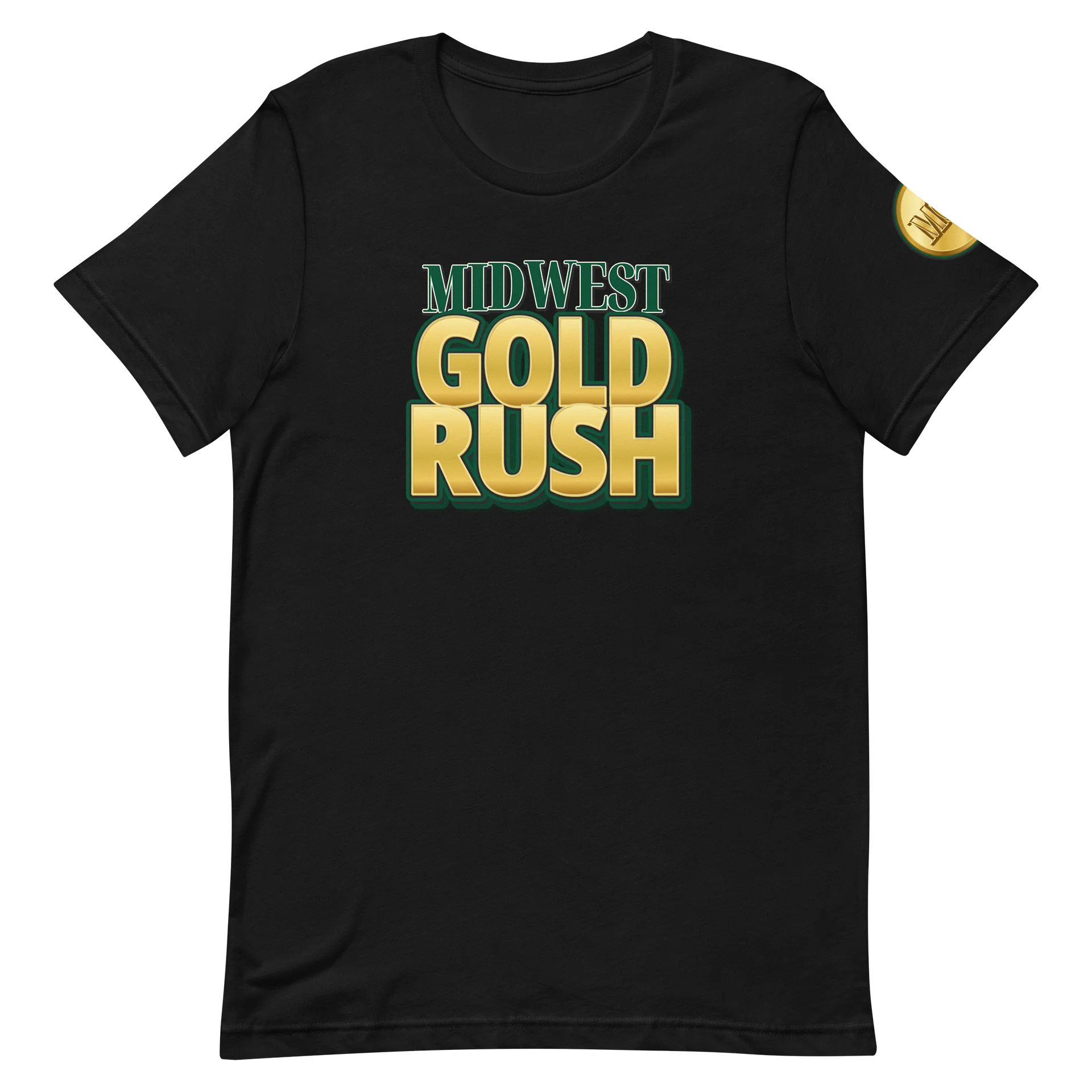 Midwest Gold Rush — Signature Unisex Tee | Black & Gold product image (2)