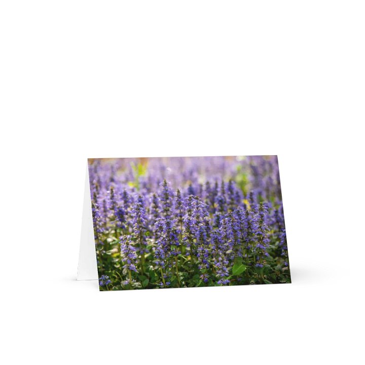 Dreamy Purple Floral Chords Notecard product image (1)