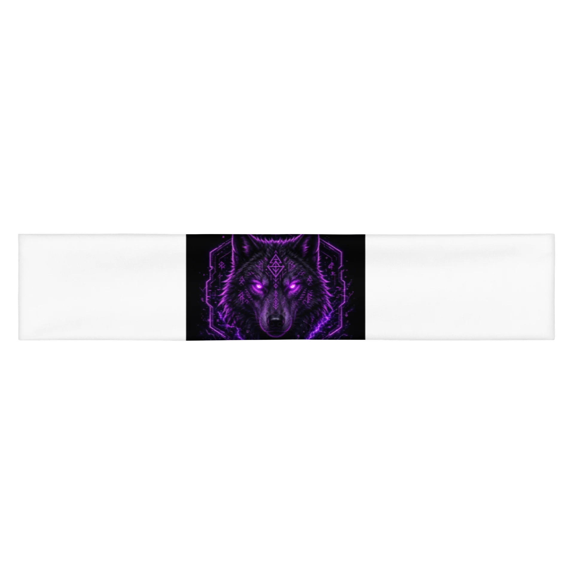 Neon Wolf Rune Headband product image (1)