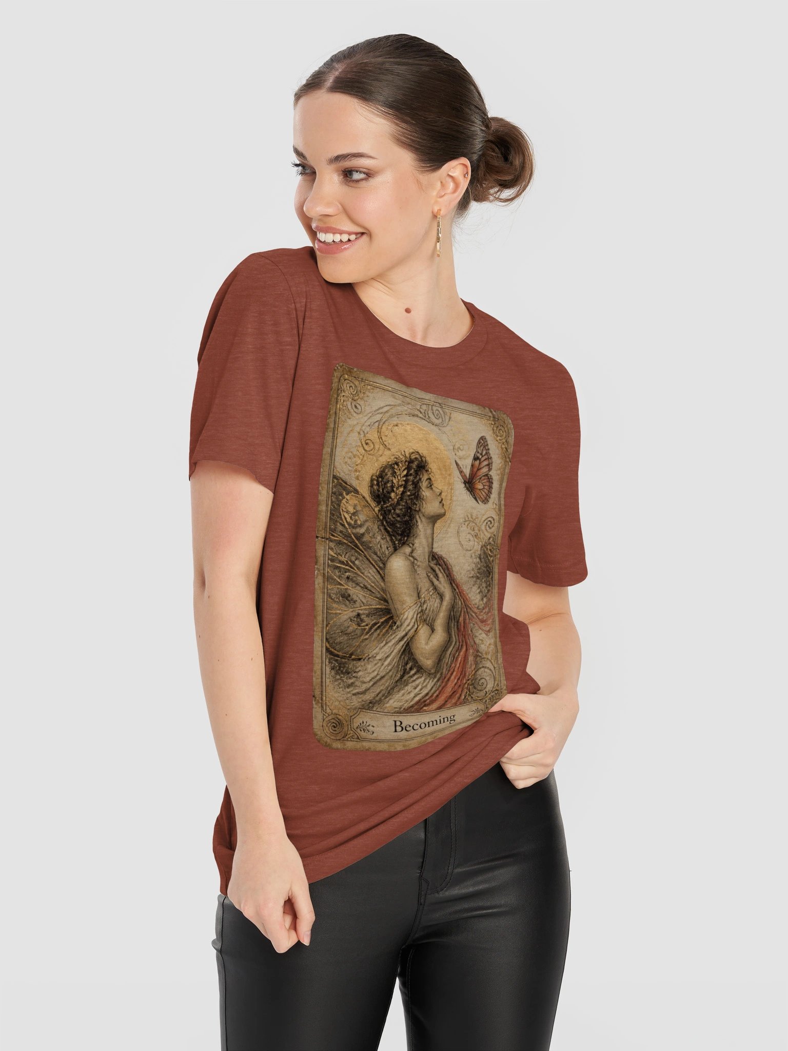 Psyche Mythology Tarot Shirt, Butterfly "Becoming" Graphic product image (12)