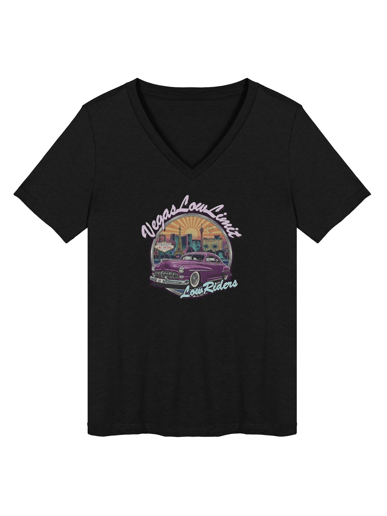 VegasLowLimit Low Riders edition 1 V-Neck Tee product image (1)