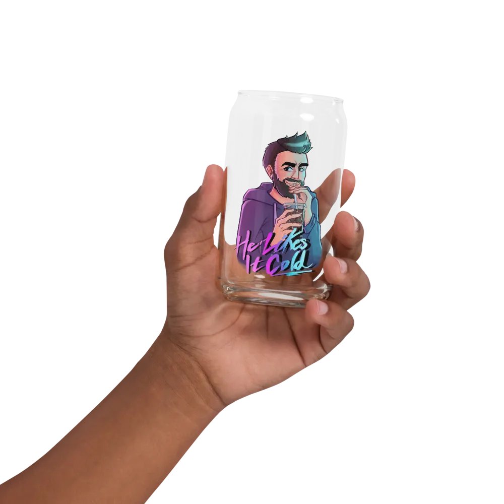 He Likes It Cold Can Glass product image (4)