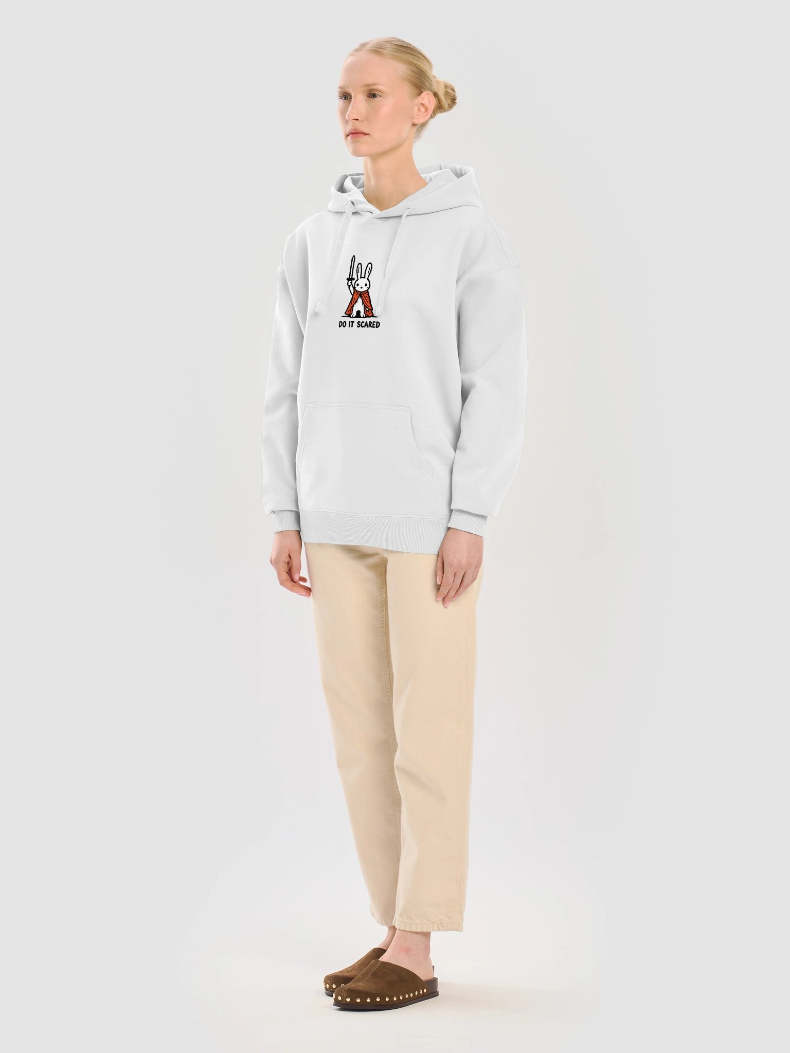 Hoodie Ample DO IT SCARED product image (8)