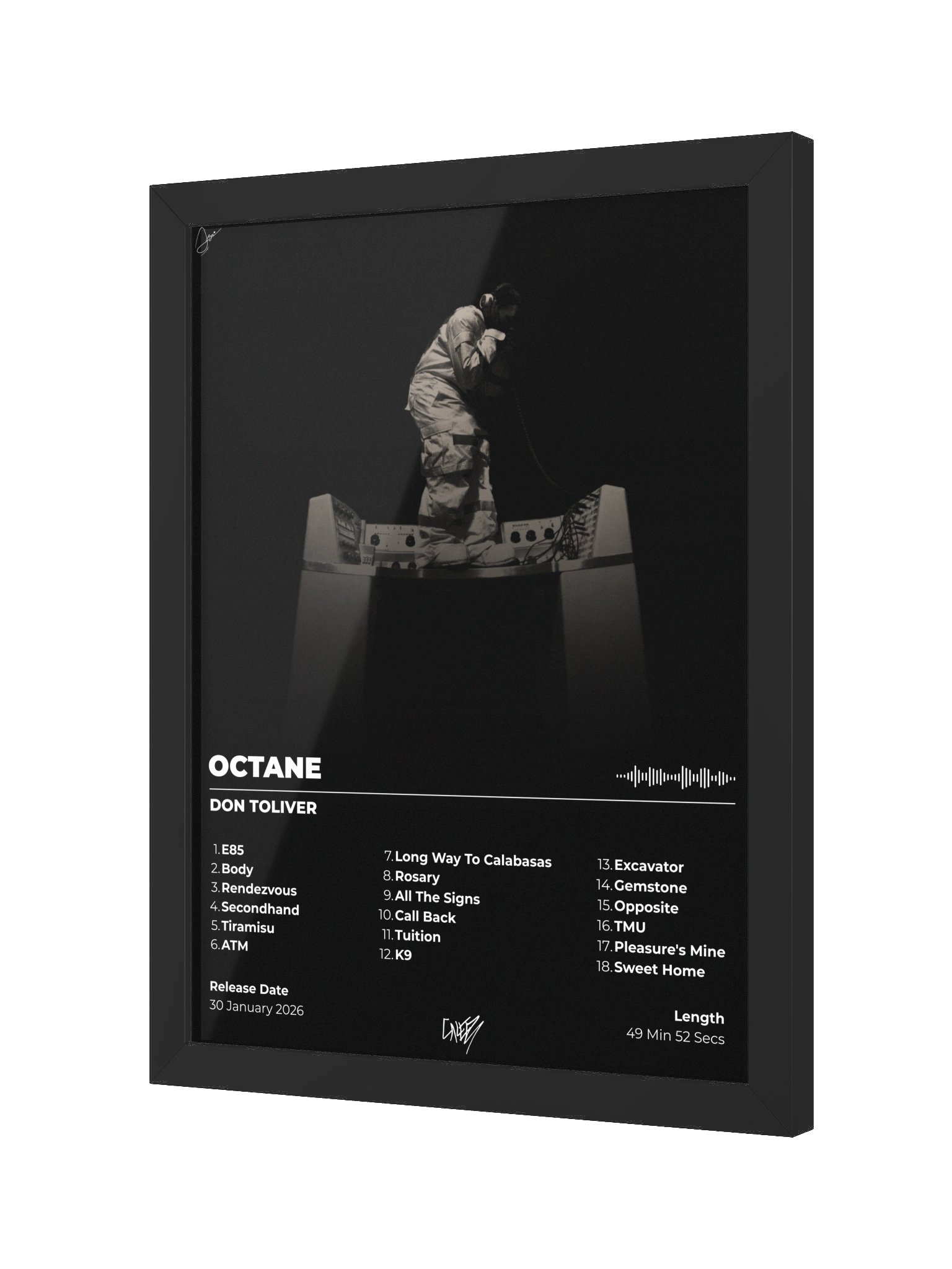 OCTANE Don Toliver Framed Poster product image (2)