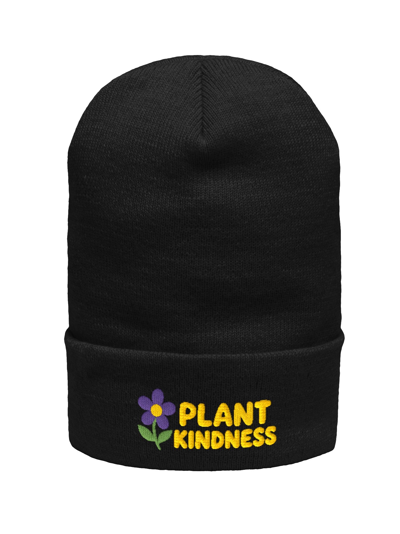 Plant Kindness Embroidered Beanie | Grandma Vera’s Wisdom Garden product image (1)