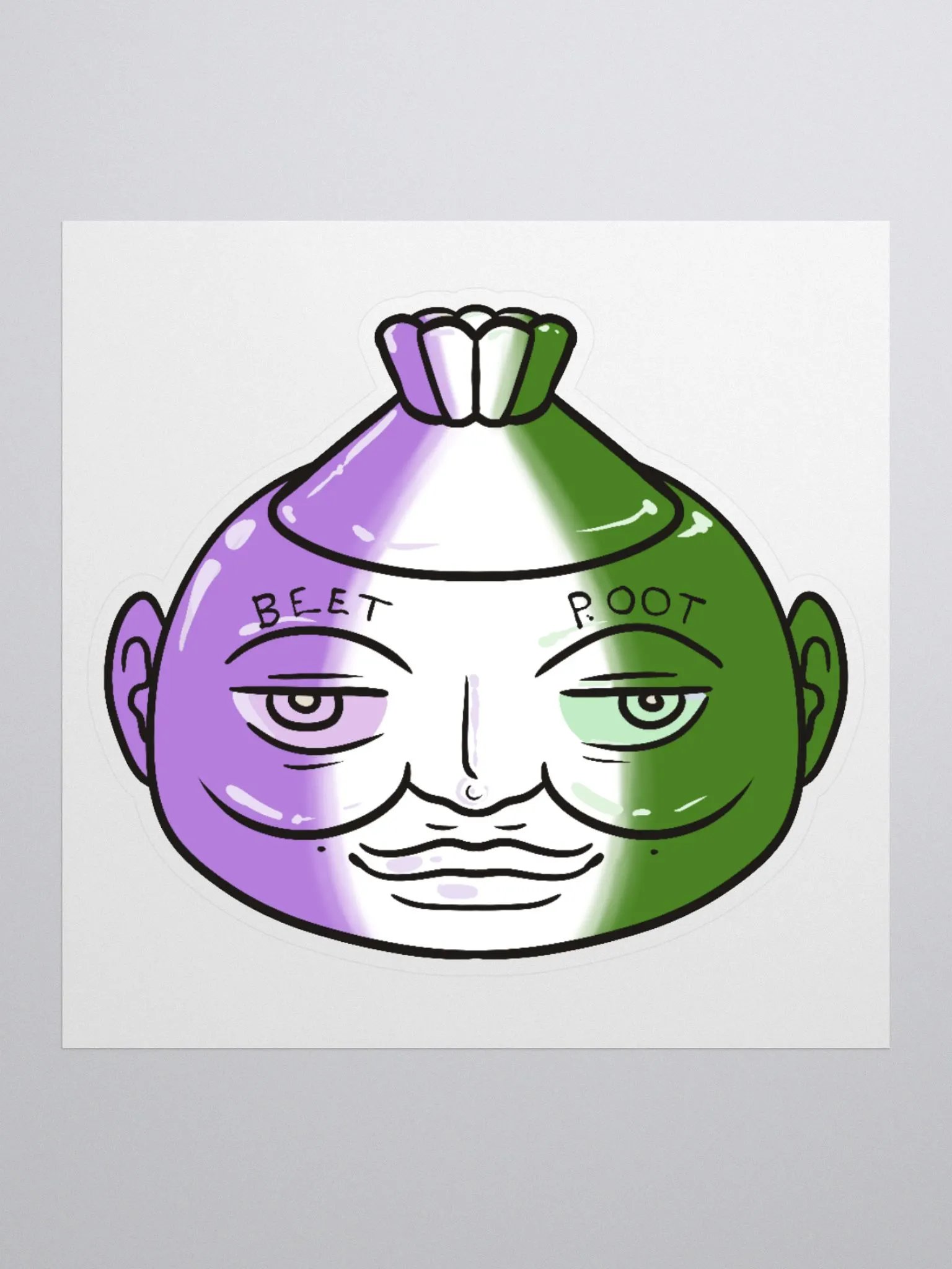Genderqueer Poot bubble free stickers product image (2)