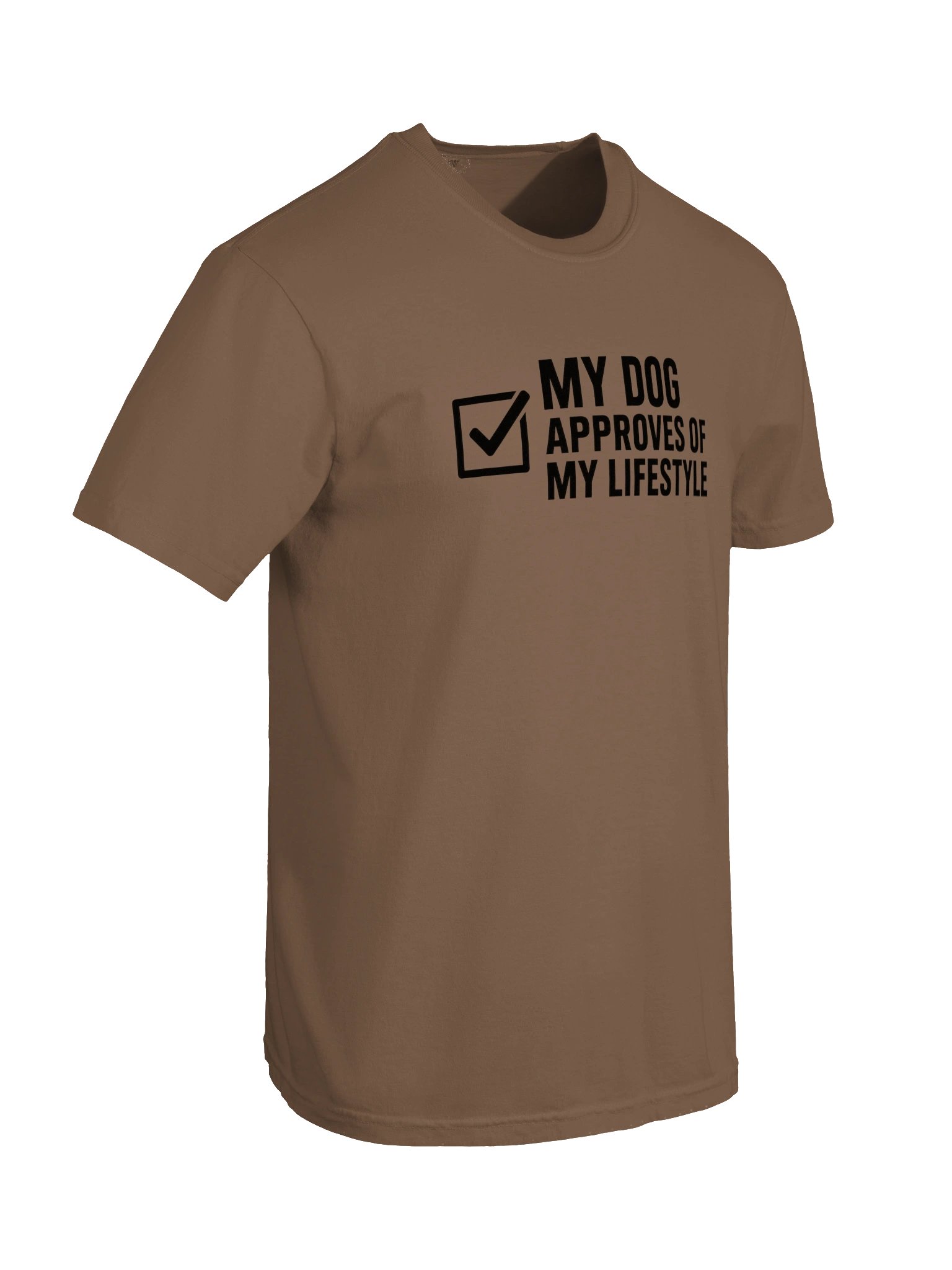 My Dog Approves of My Lifestyle Men’s T-Shirt product image (7)