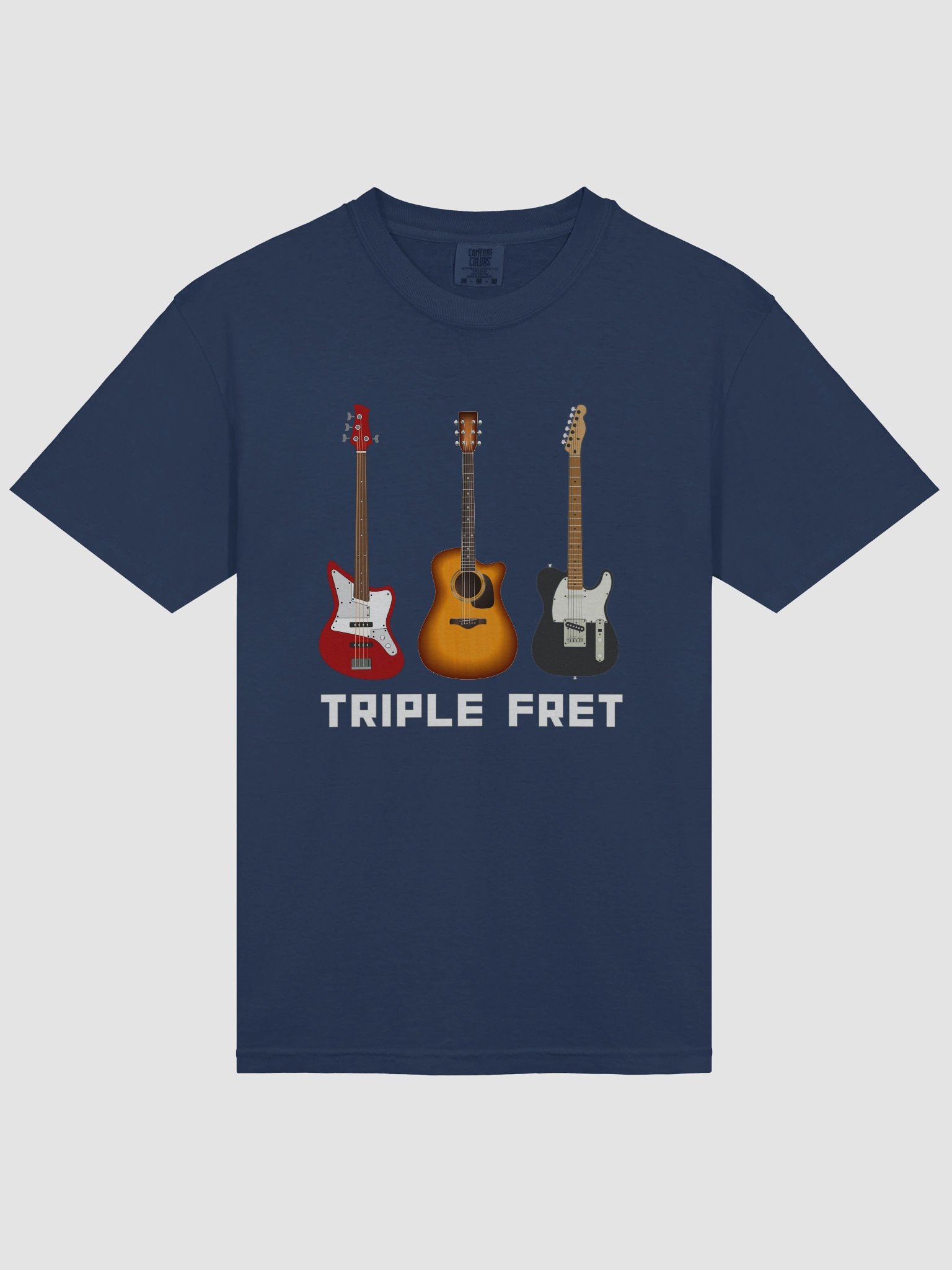 Triple Fret Guitar Trio Tee product image (3)