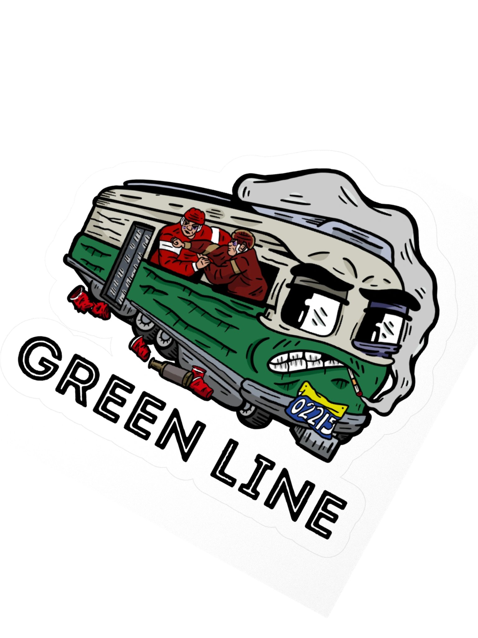 GREEN LINE STICKER product image (3)