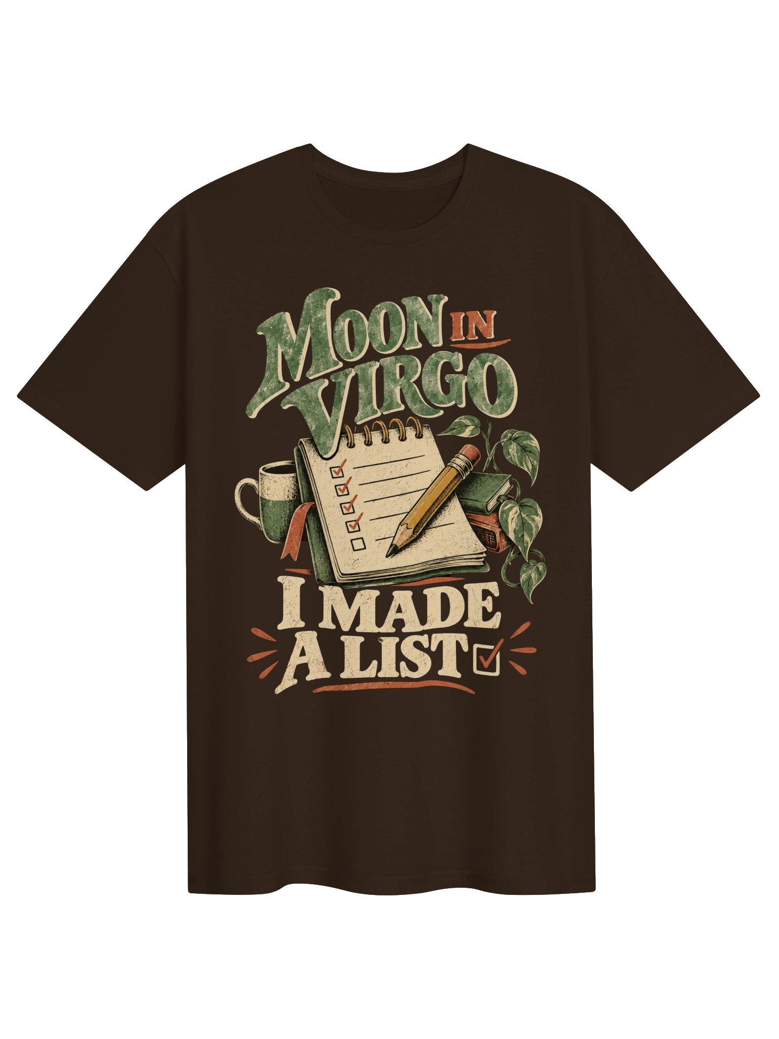 Moon in Virgo I Made a List Tee product image (1)