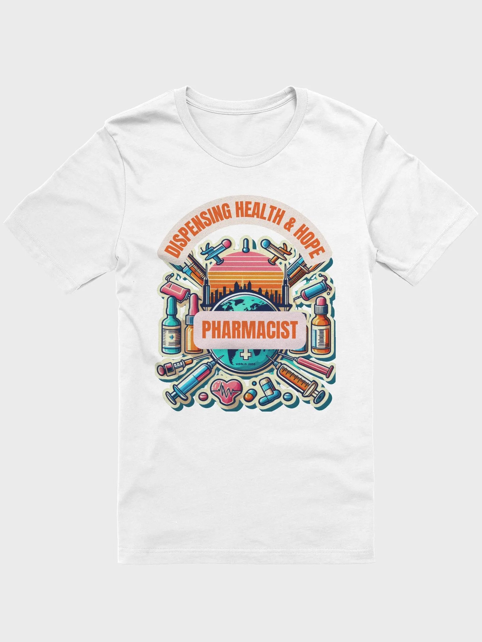 Dispensing health and hope tee, pharmacist tees product image (4)