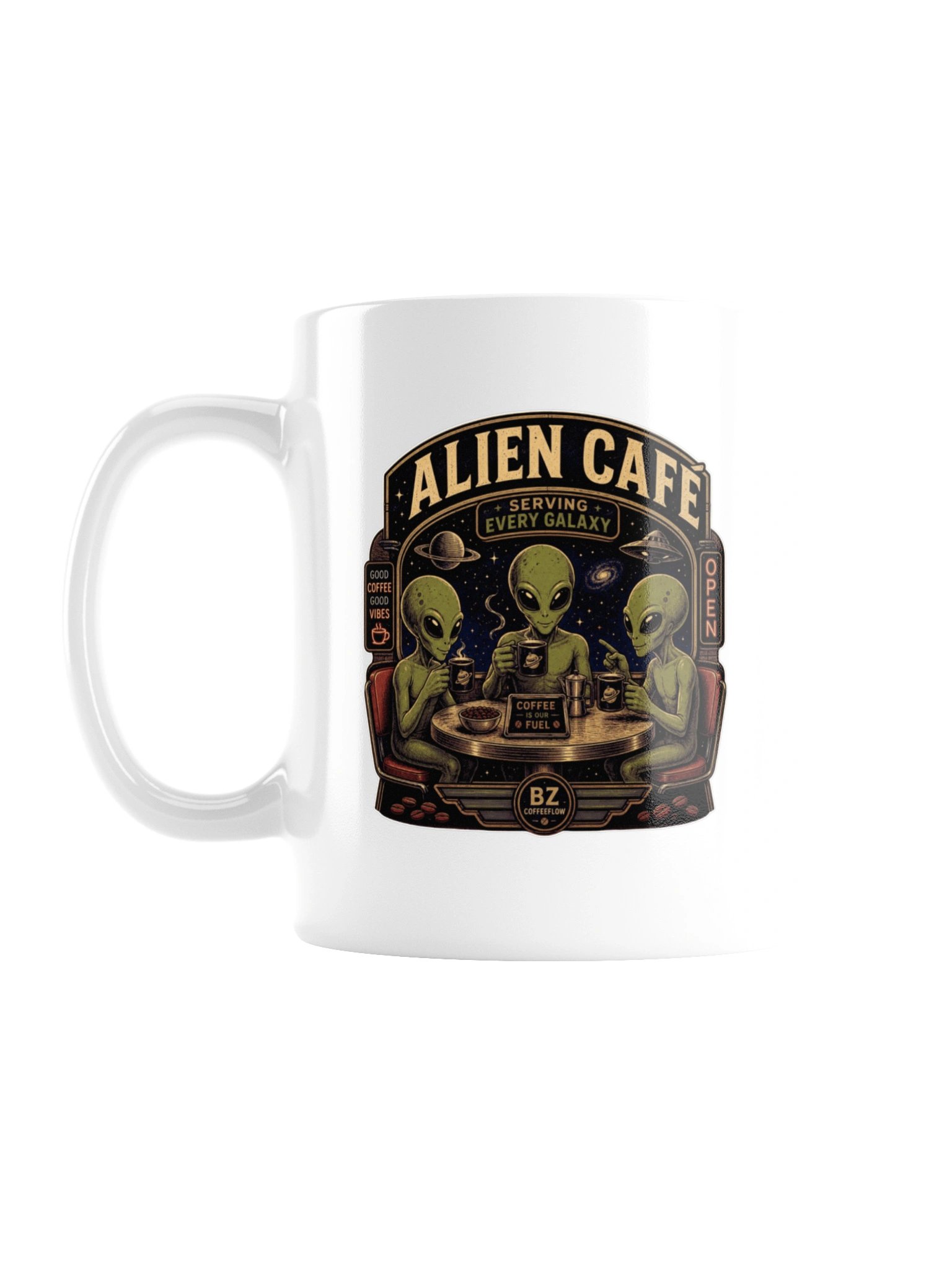 Alien Café — Serving Every Galaxy. ☕👽🌌 product image (3)