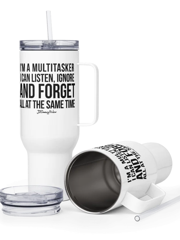 Multitasker Stainless Steel 40oz Travel Mug product image (4)