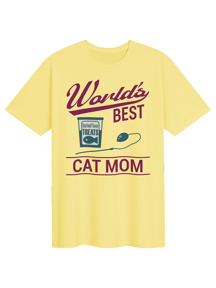 World's Best Cat Mom - Unisex Adult Super Soft Lightweight T-shirt product image (19)