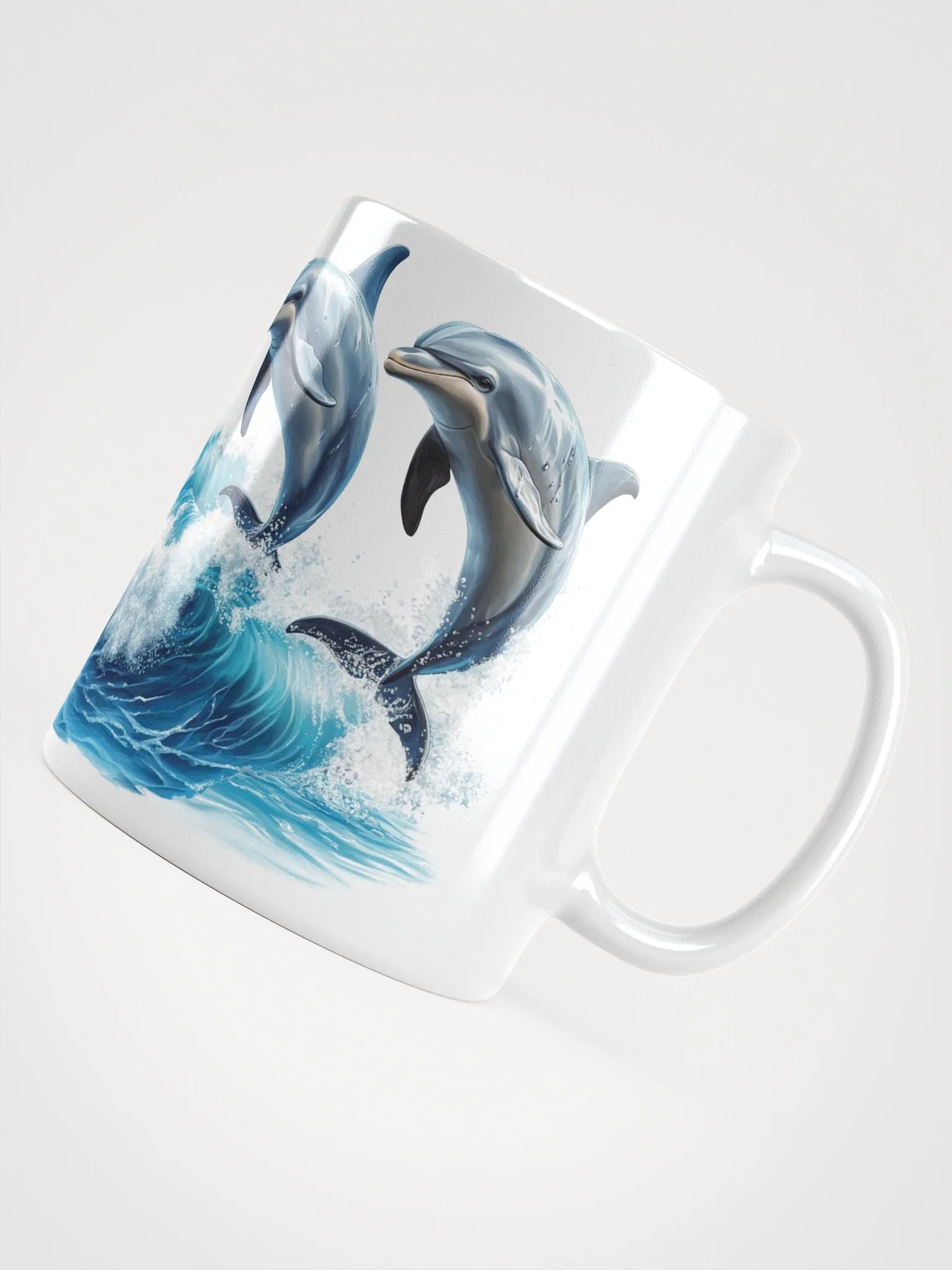 Ocean Playtime Dolphins Mug product image (5)