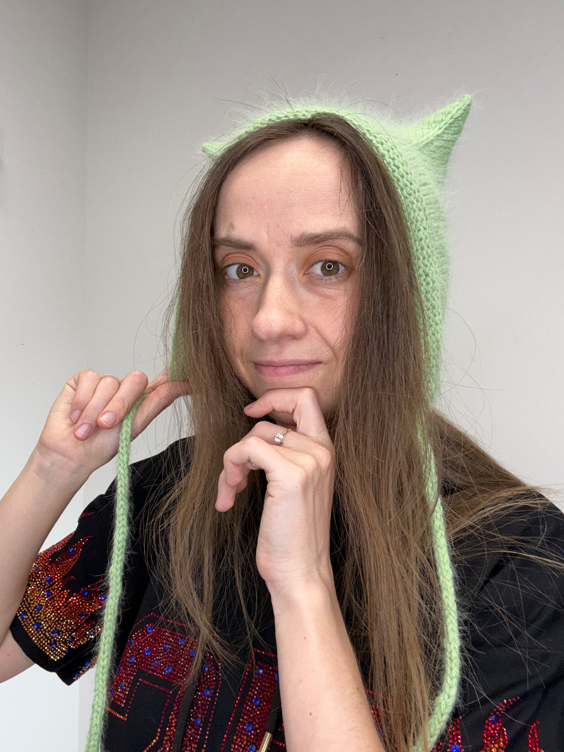 Knit Kitty Style Hat Pattern product image (11)