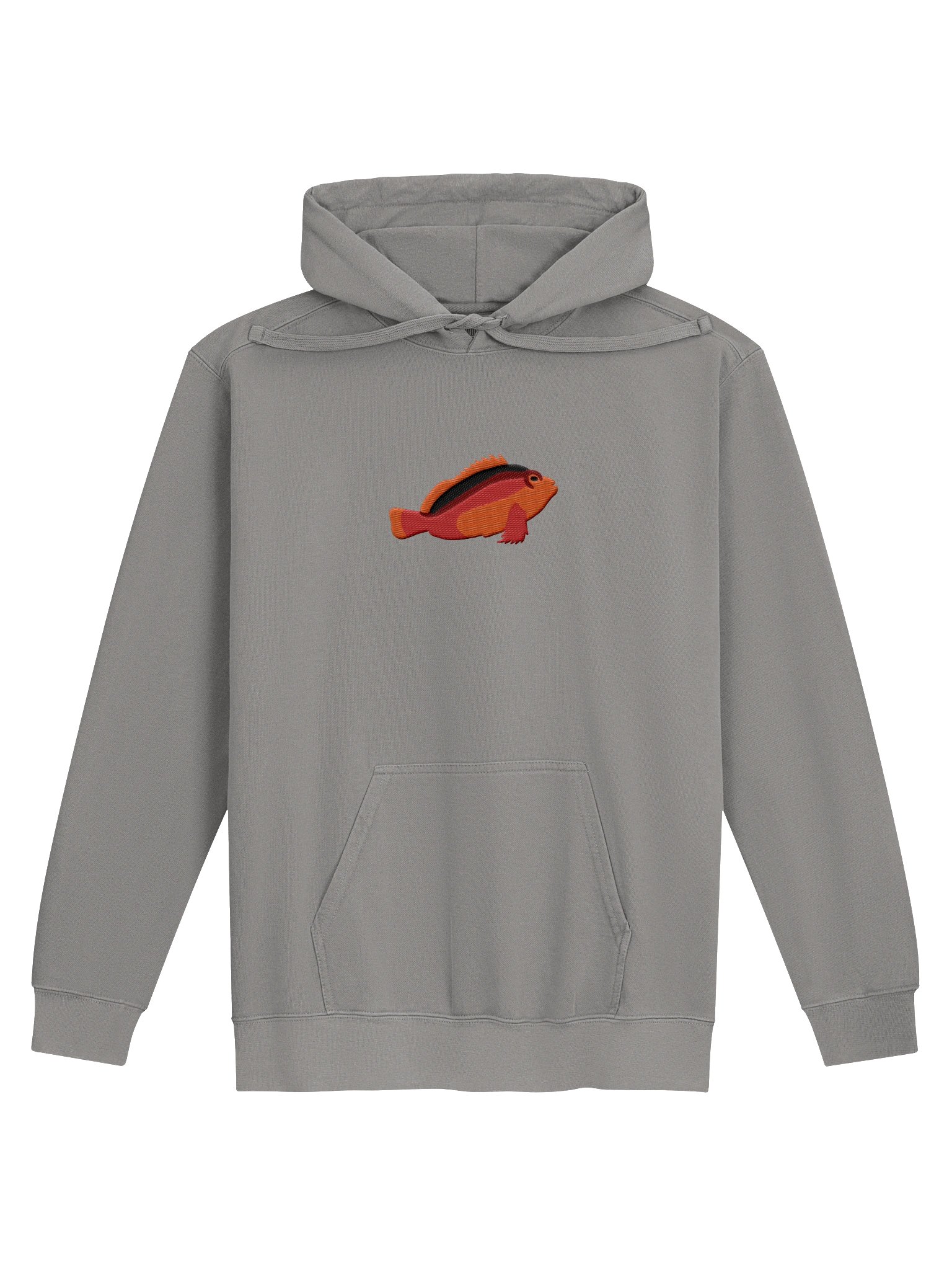Flame Hawkfish Embroidered Hoodie | Saltwater Reef Aquarium Fish & Ocean Lover Apparel product image (13)