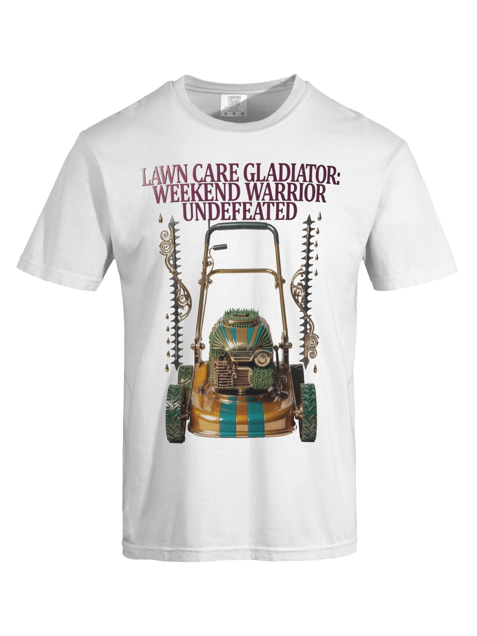 Lawn Care Gladiator T Shirt, Weekend Warrior Mug, Funny Dad Gift product image (7)