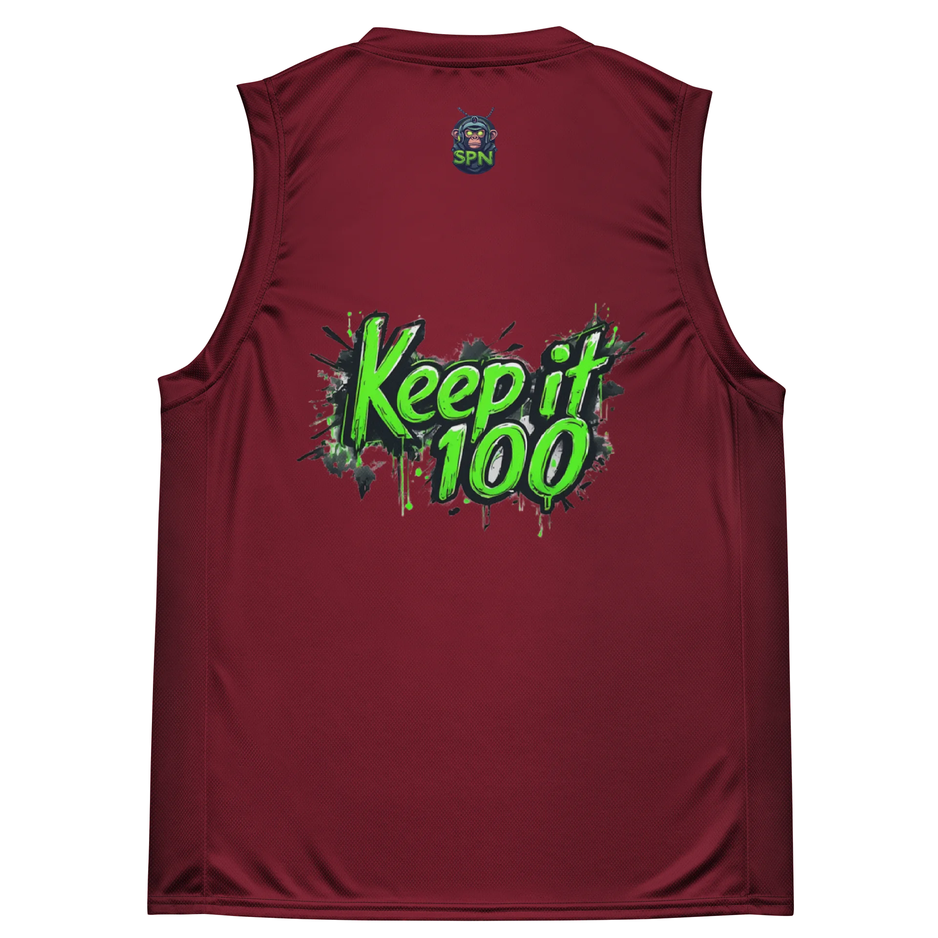 Graffiti What's The Word Unisex Basketball Jersey product image (4)