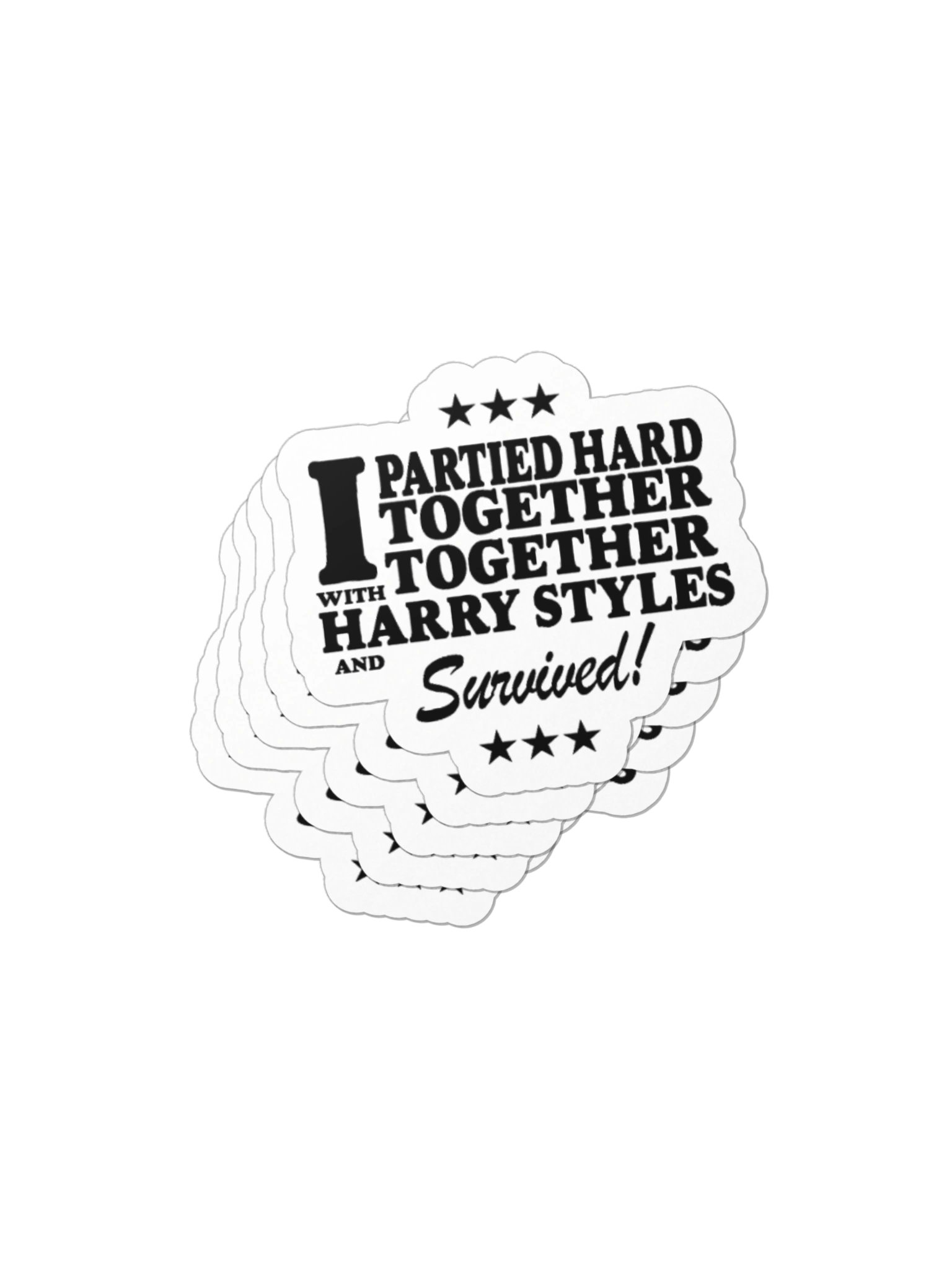 Partied Together Together Sticker product image (2)