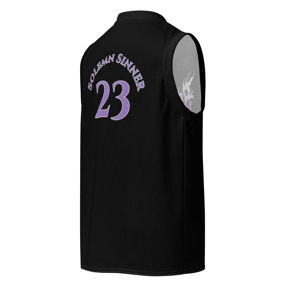 Nocturnal Metal Logo Basketball Jersey product image (2)