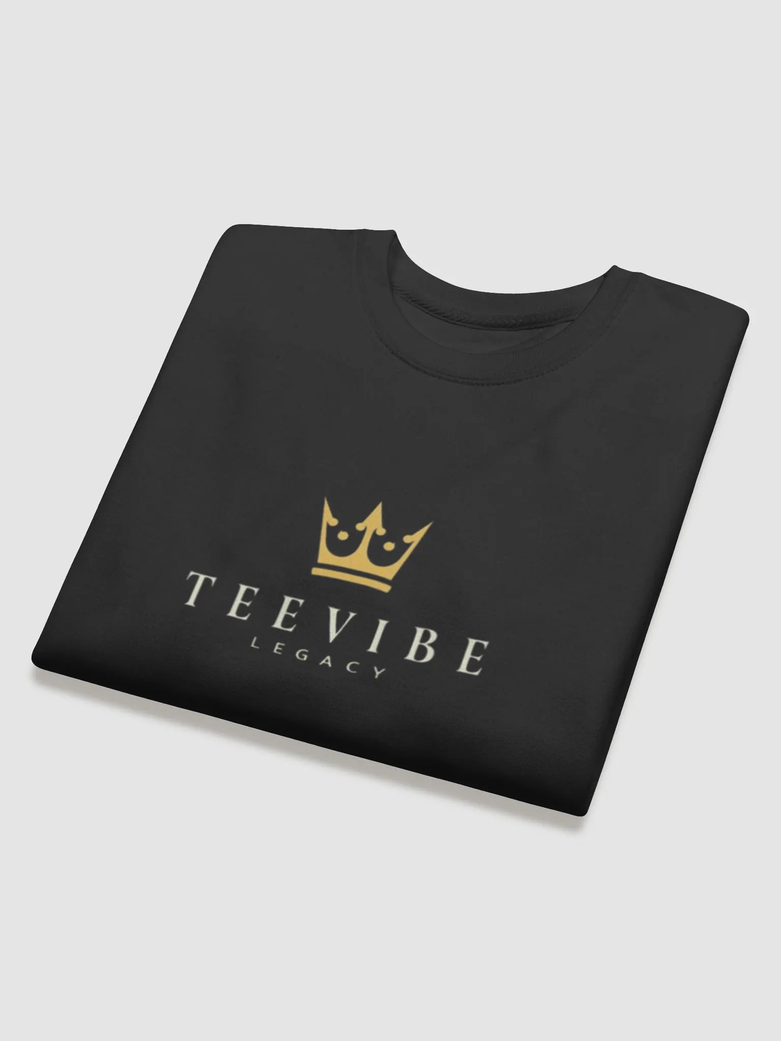 TEEVIBE LEGACY Yellow Crown Premium Sweatshirt product image (4)