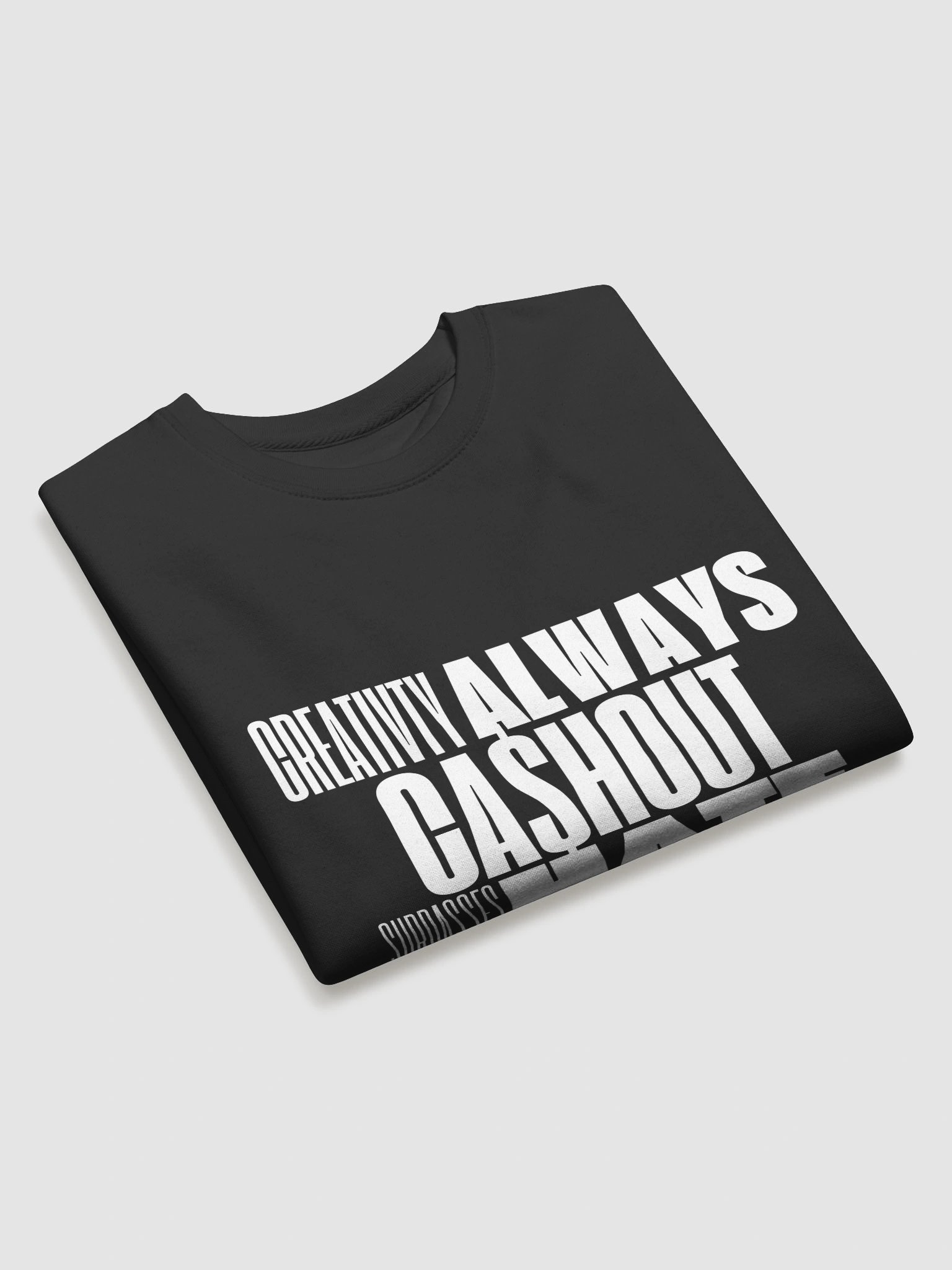 CASHOUT Signature Sweatshirt (White Letter) product image (21)