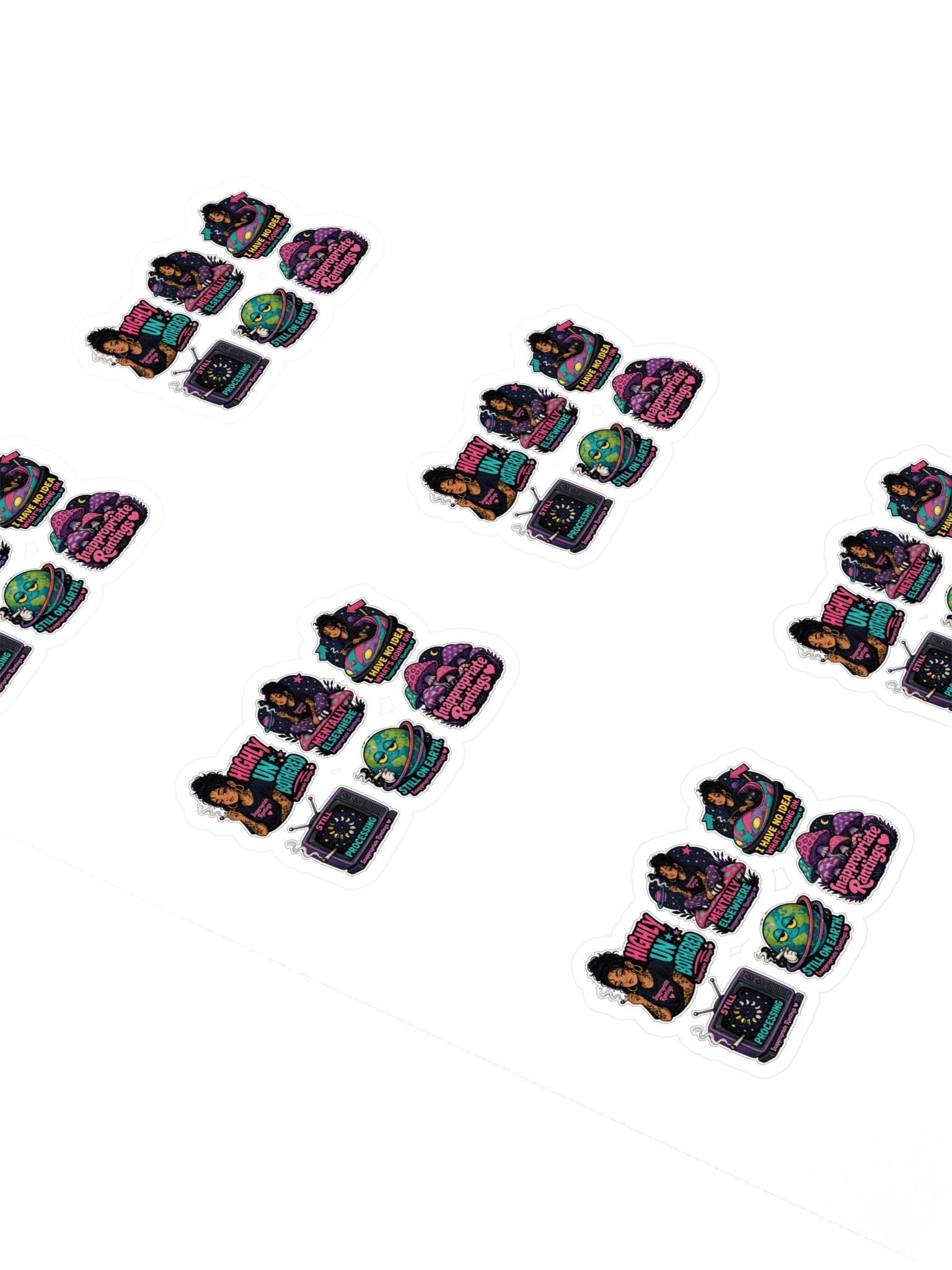 Inappropriate Rantings Sticker Sheet product image (2)