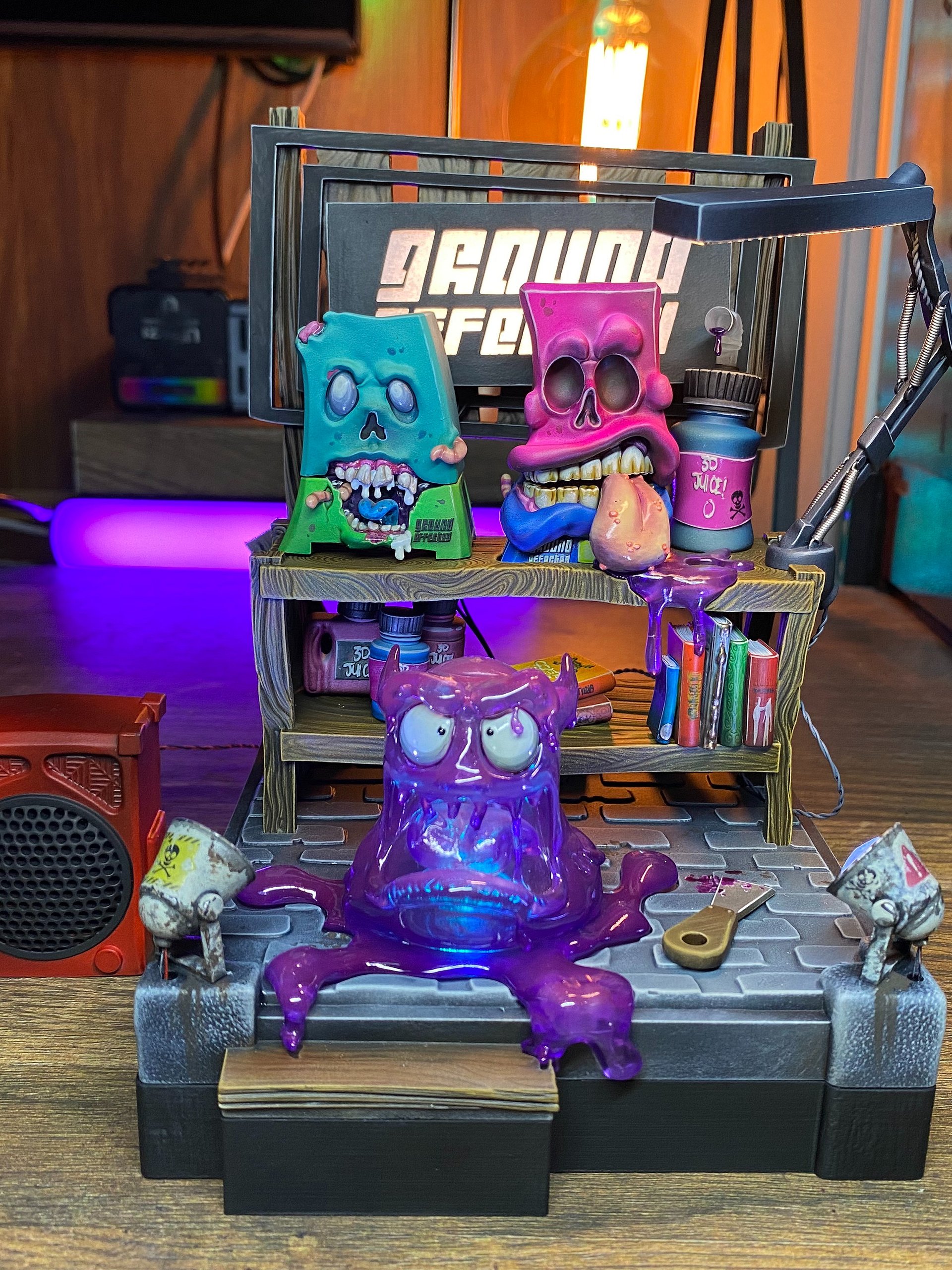 Zombie Printer Diorama - STL product image (1)
