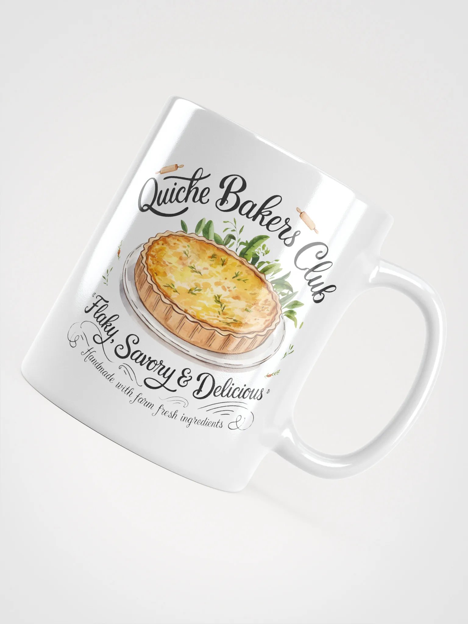 Quiche Bakers Club White Glossy Mug product image (10)