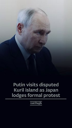 🇷🇺🇯🇵Russian President Vladimir Putin has visited Iturup, one of four disputed Kuril Islands claimed by both Russia and Japan,...